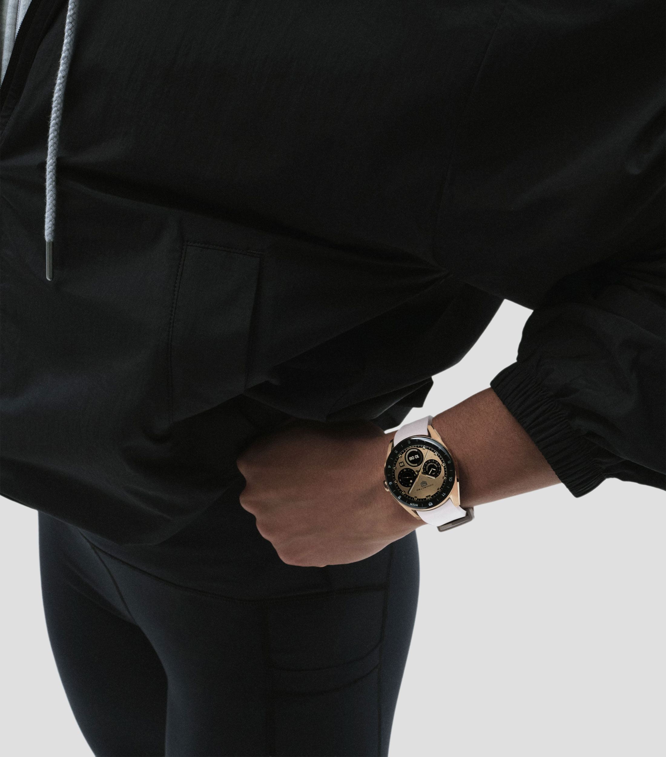 Reloj para Hombre Connected Casual Oro Rosa, Negro