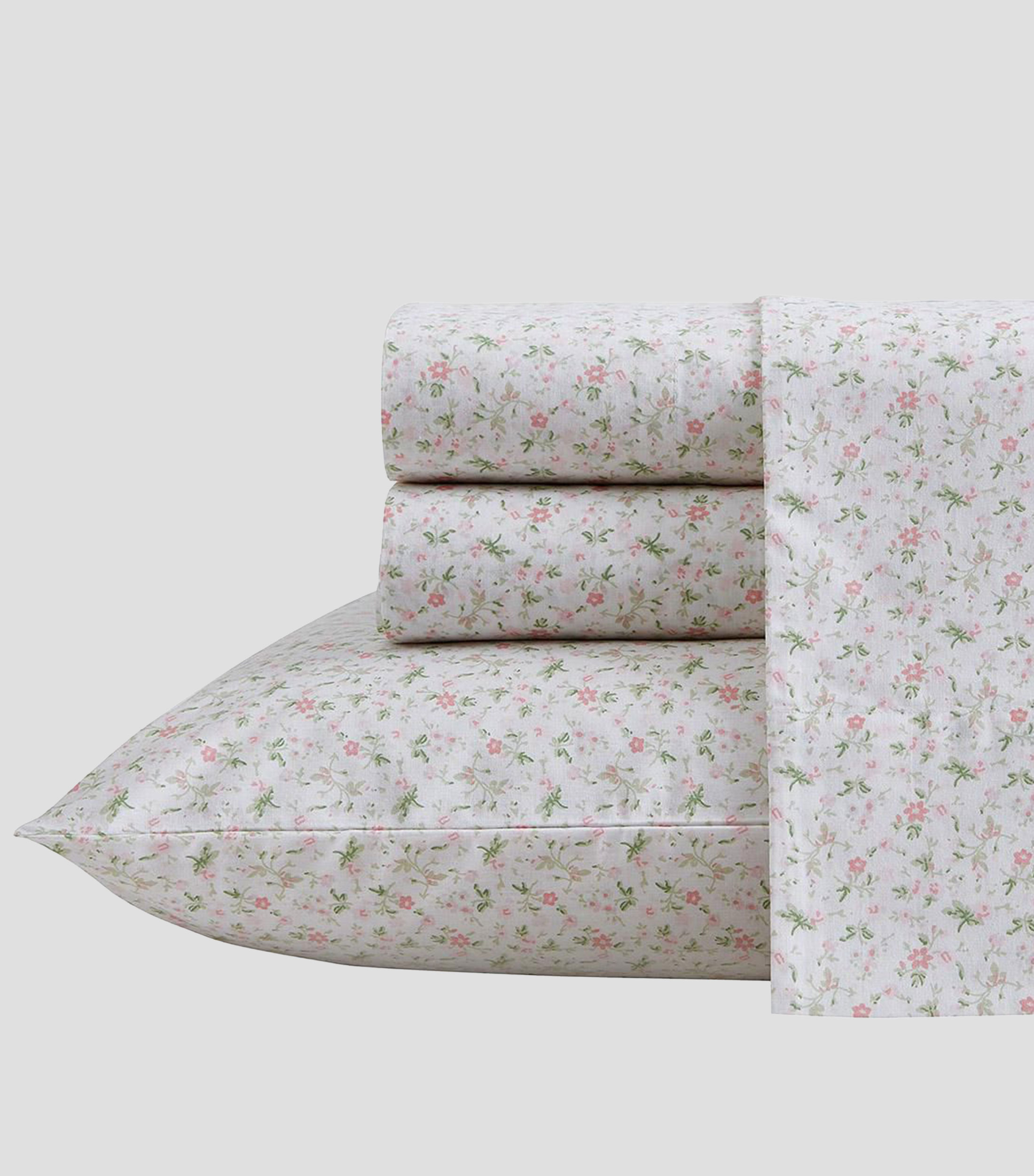 Juego de sábanas Queen Size en algodón Evie Soft rosa