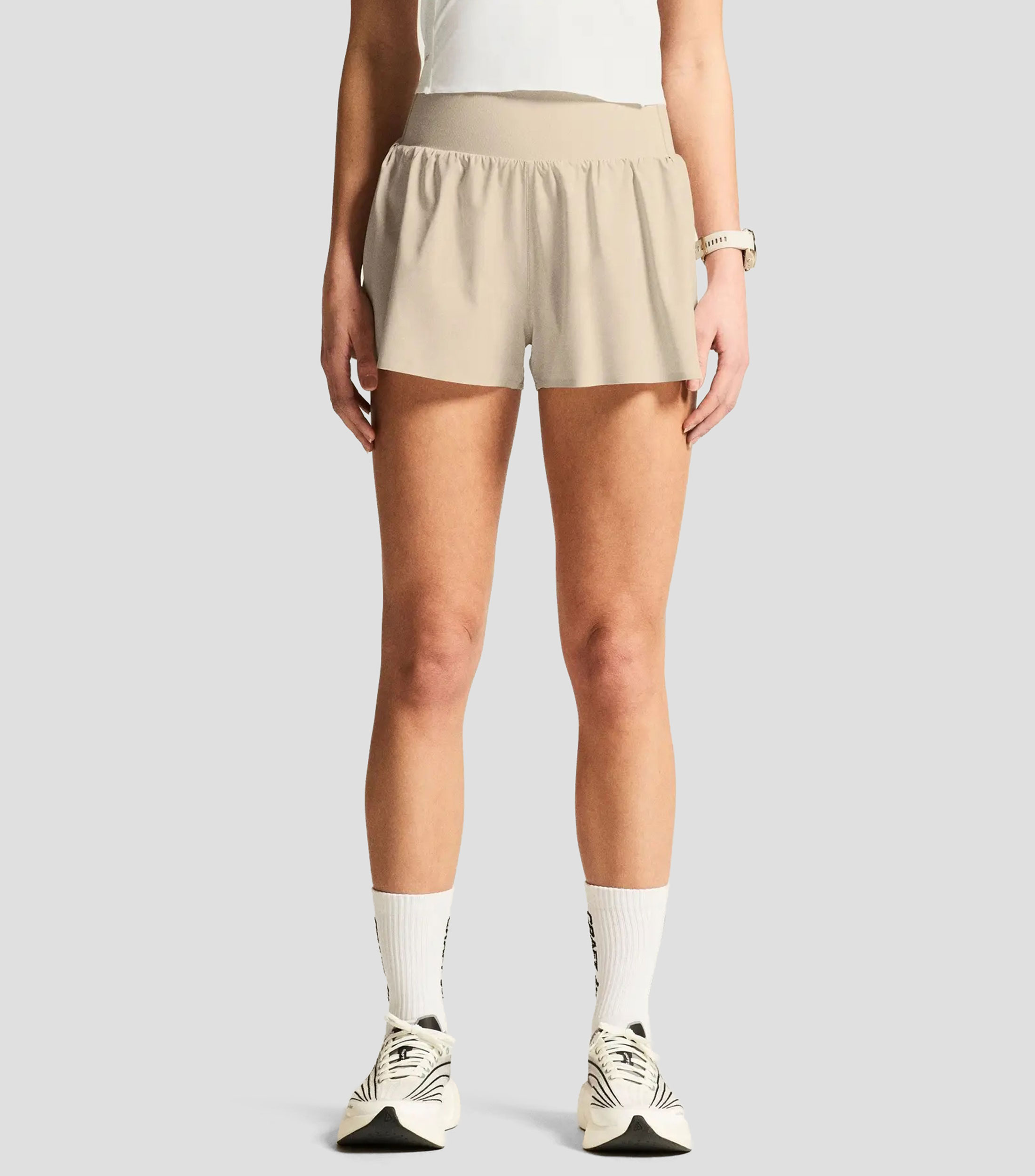 Short para entrenamiento liso Mujer