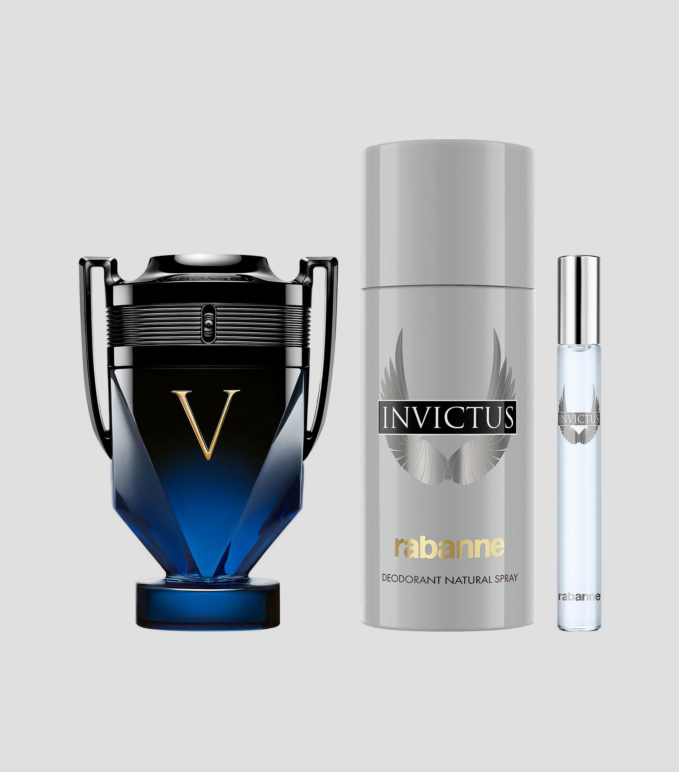 Set Invictus Victory Elixir Parfum para Hombre
