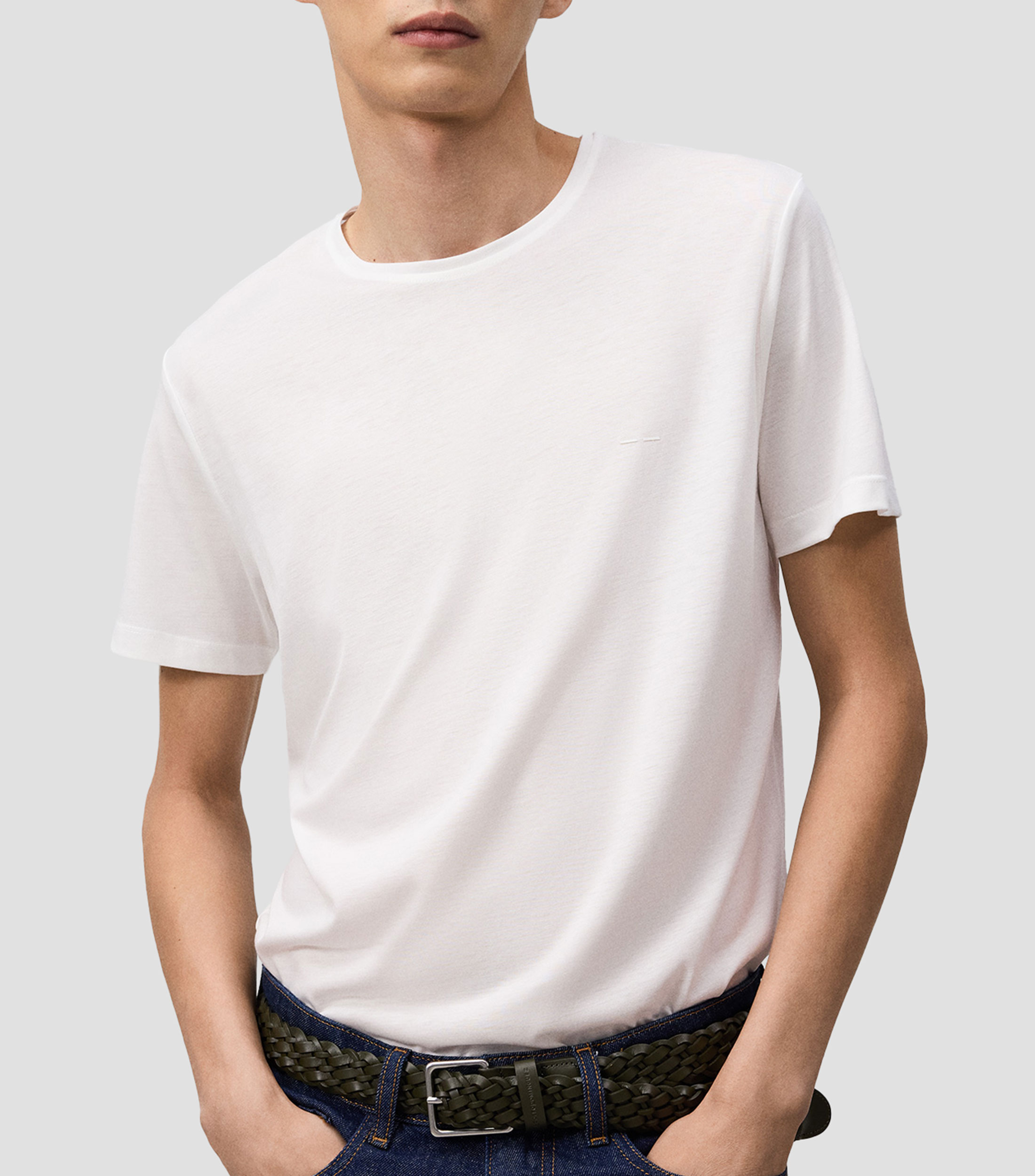 Playera cuello redondo manga corta Hombre