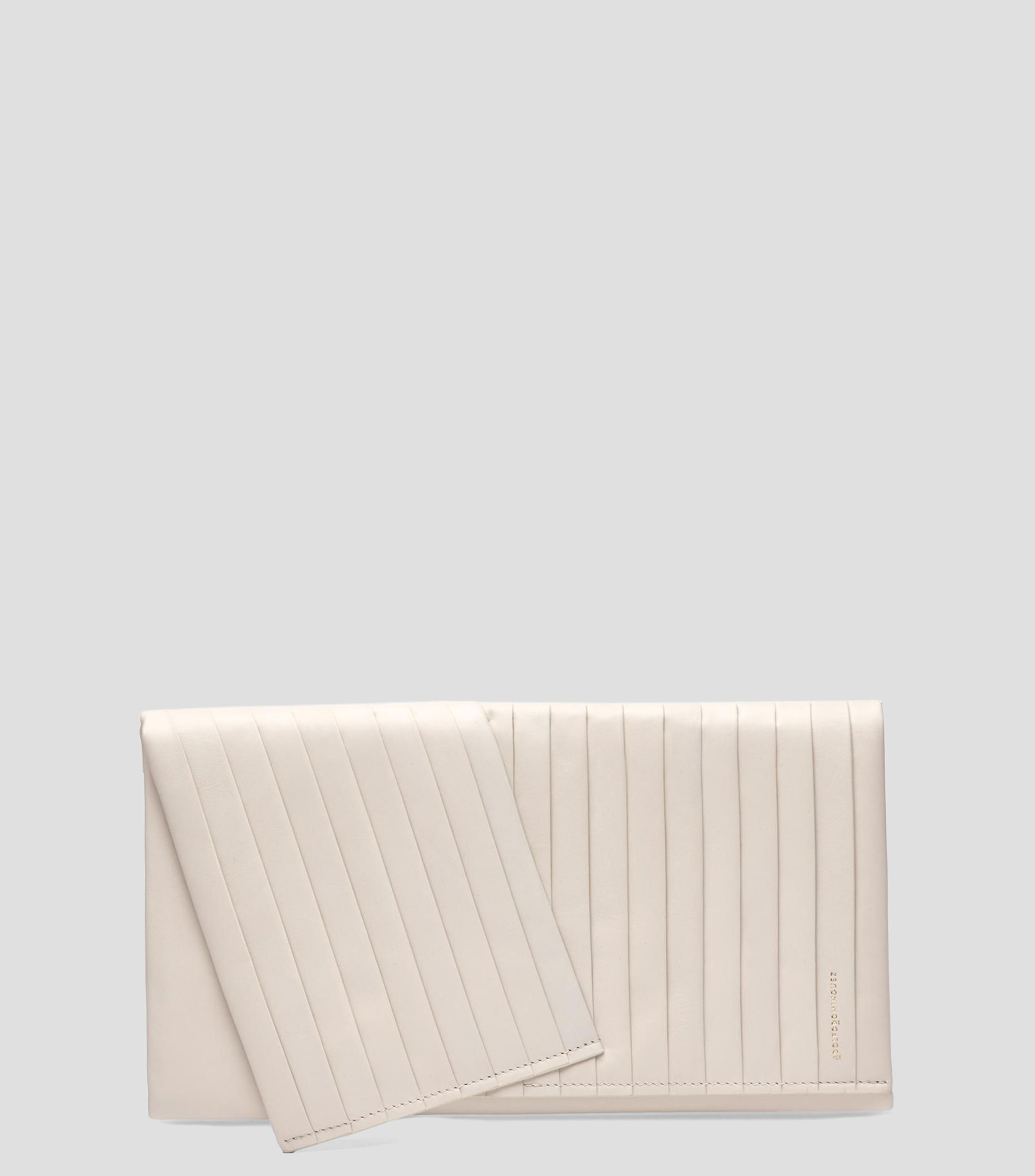 Cartera en piel lisa Mujer