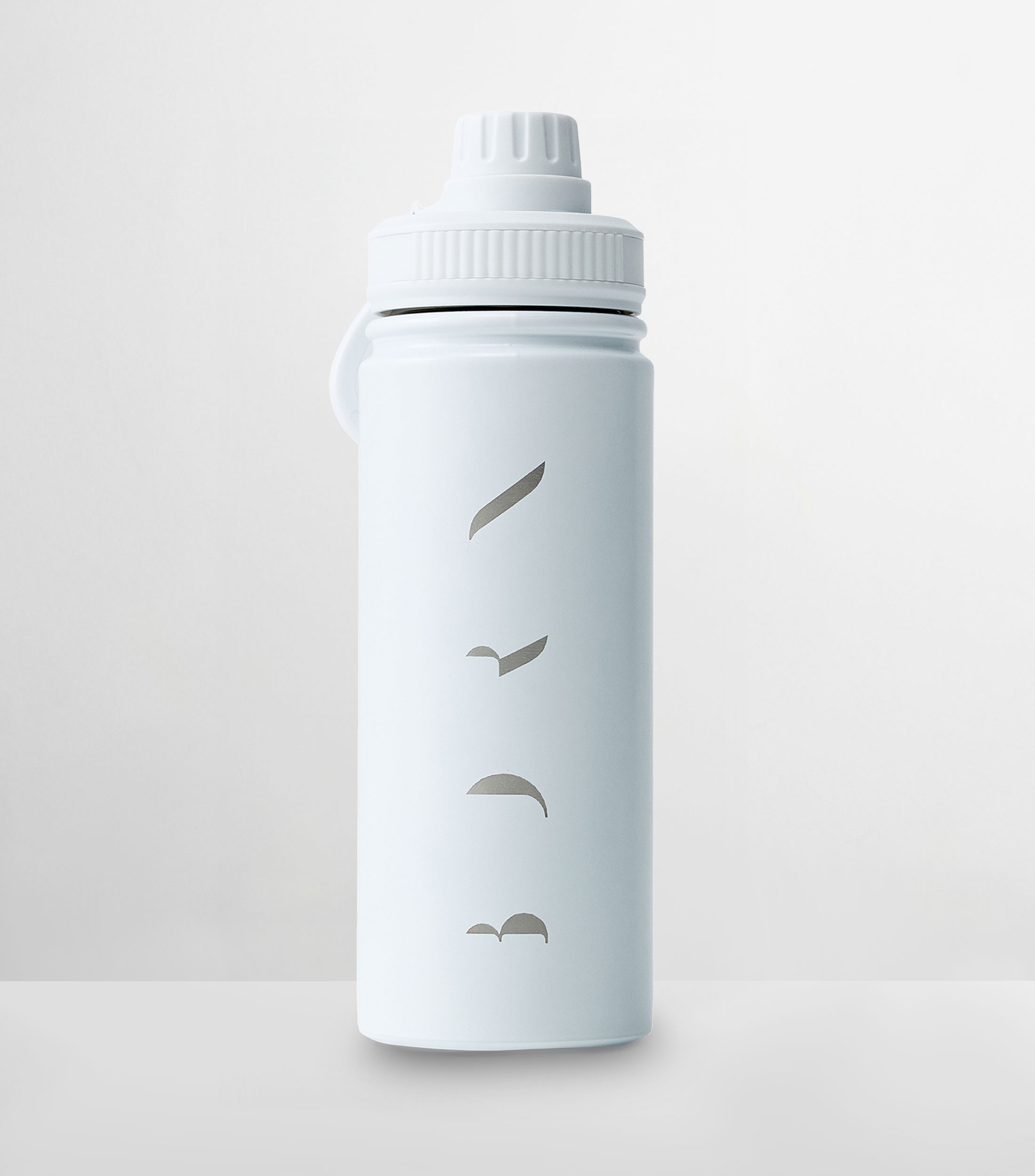 Botella para entrenamiento Vivaq blanco