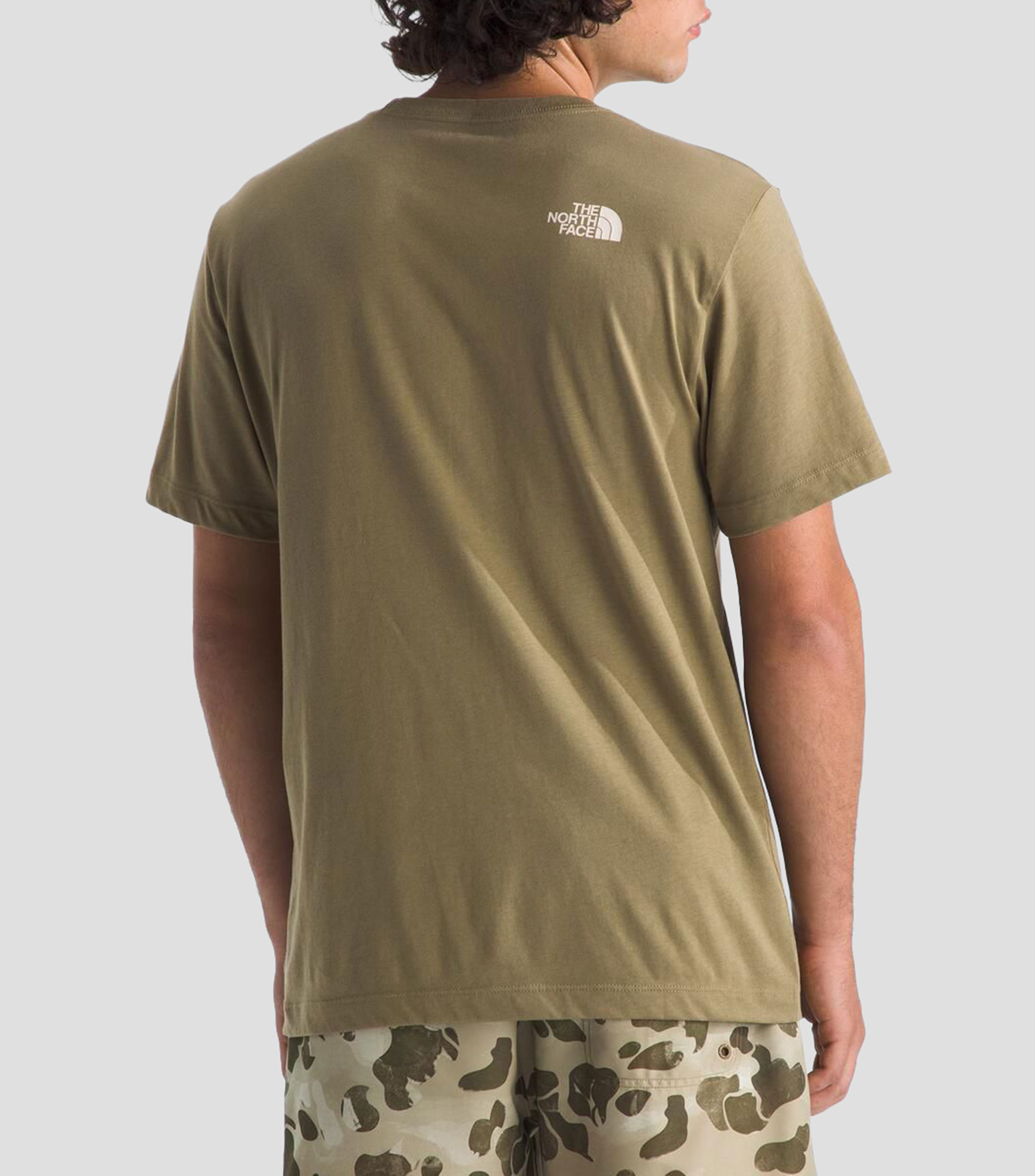 Playera cuello redondo manga corta lisa Hombre