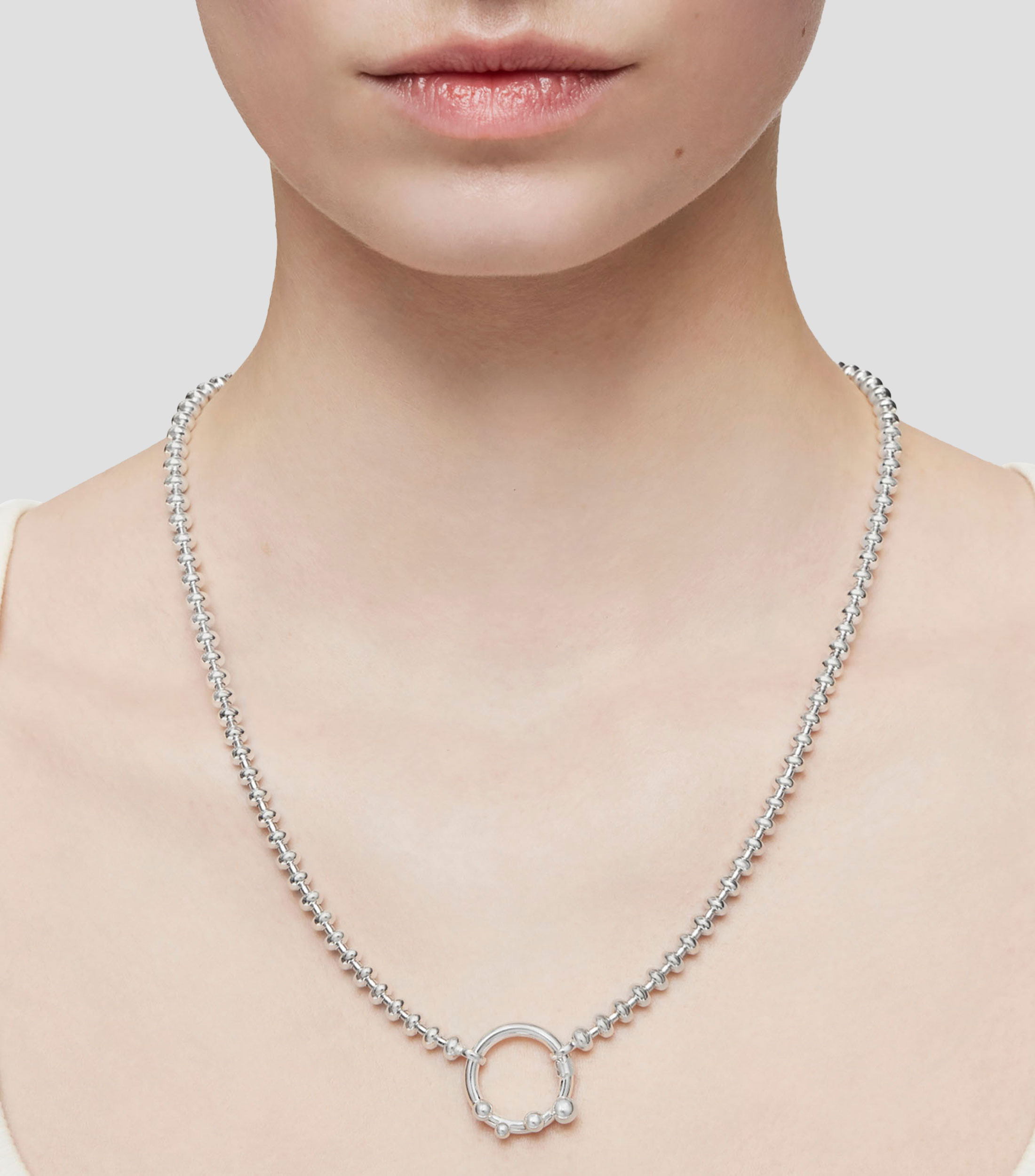 Collar en plata Mujer