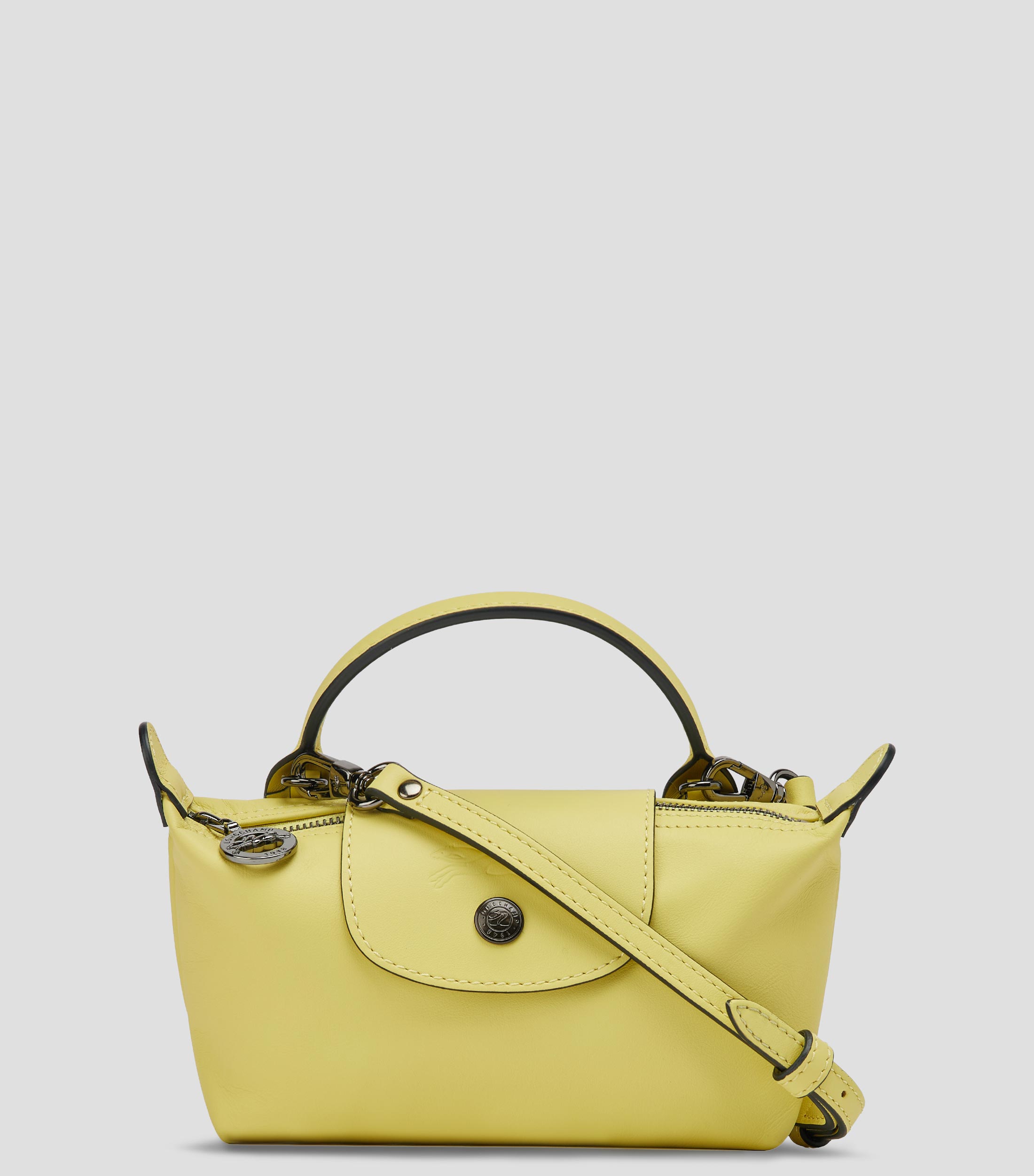 Bolsa crossbody verde en piel Le Pliage Xtra lisa Mujer