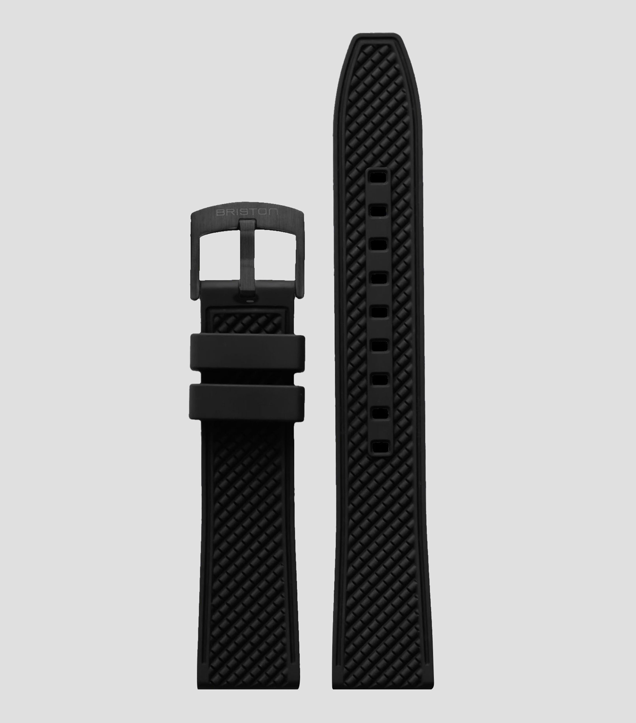 Extensible para Reloj FKM en caucho Negro