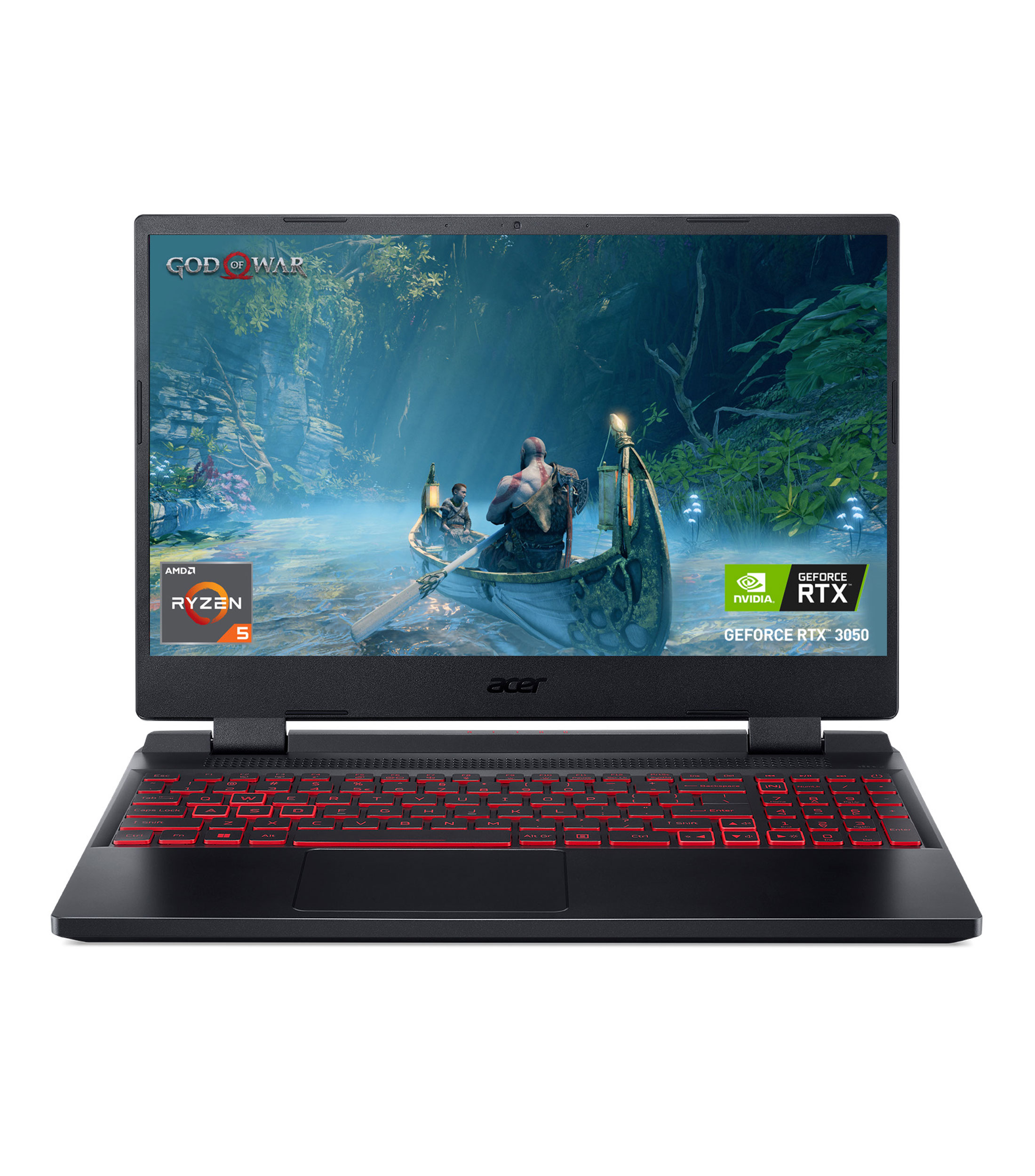 Acer Laptop Nitro 5 15.6" Nvidia GeForce RTX 3050 AMD Ryzen 5 RAM 8 GB ...