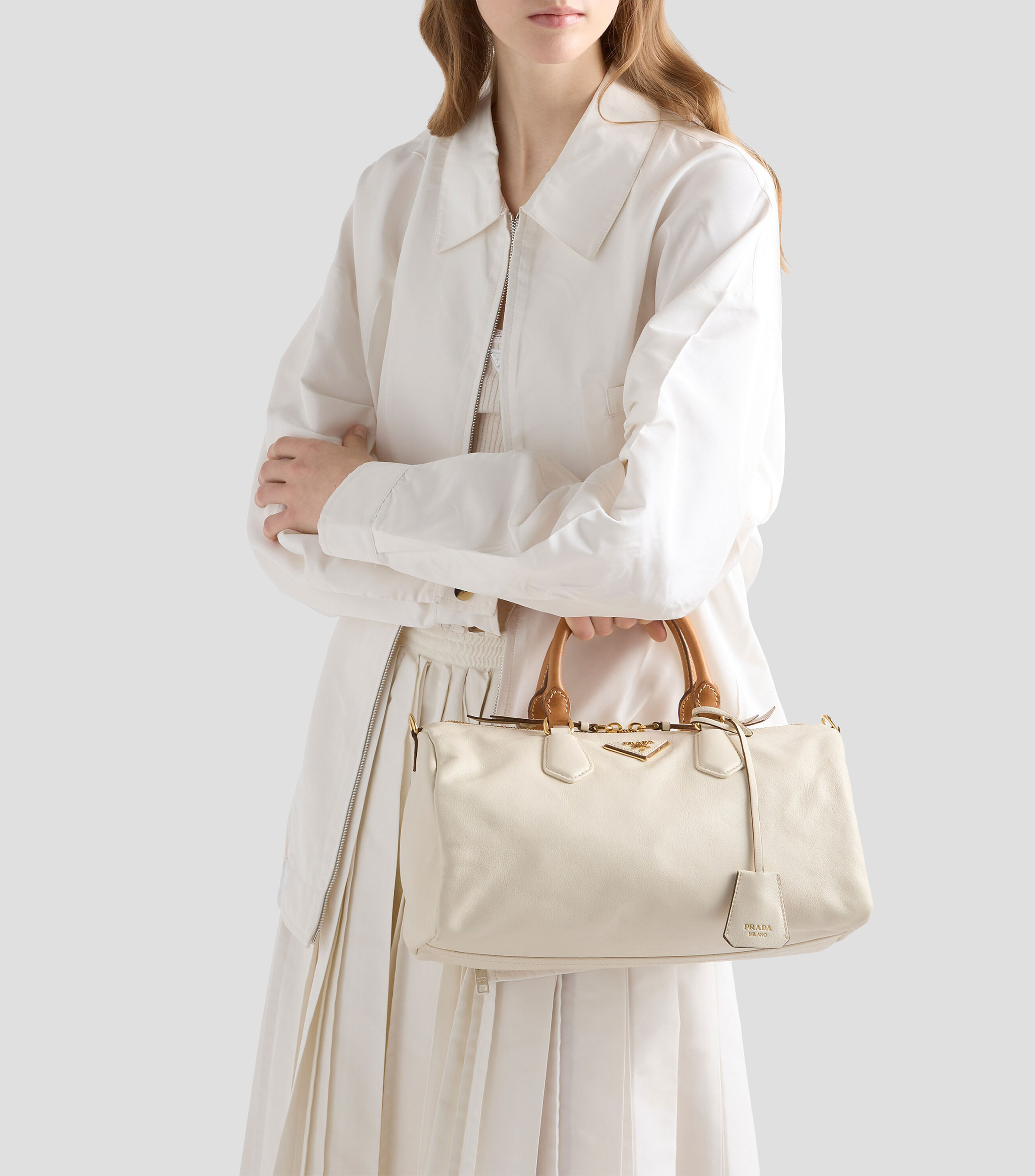 Bolsa satchel en piel Mujer