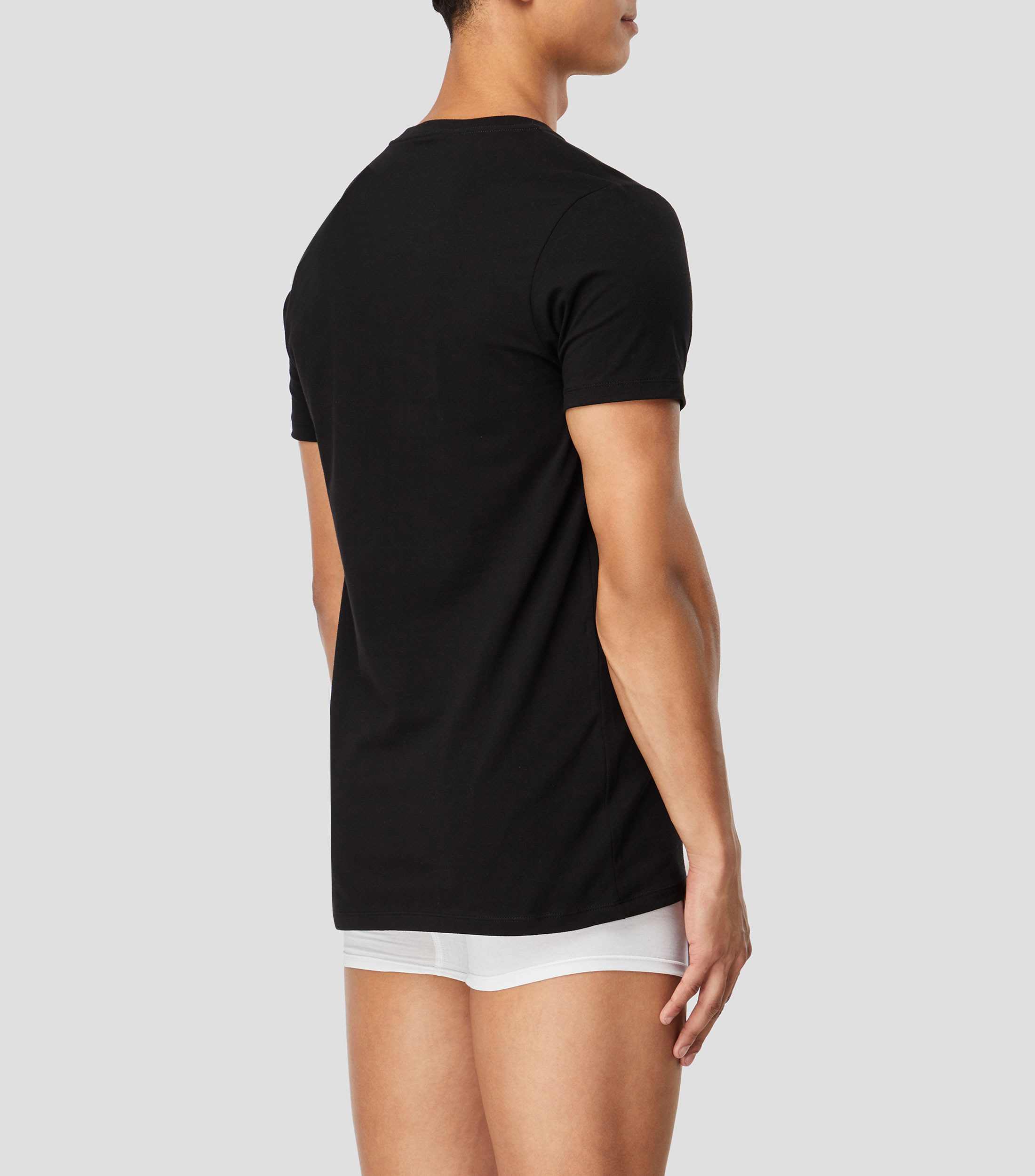 Set playeras de cuello redondo con manga corta Hombre
