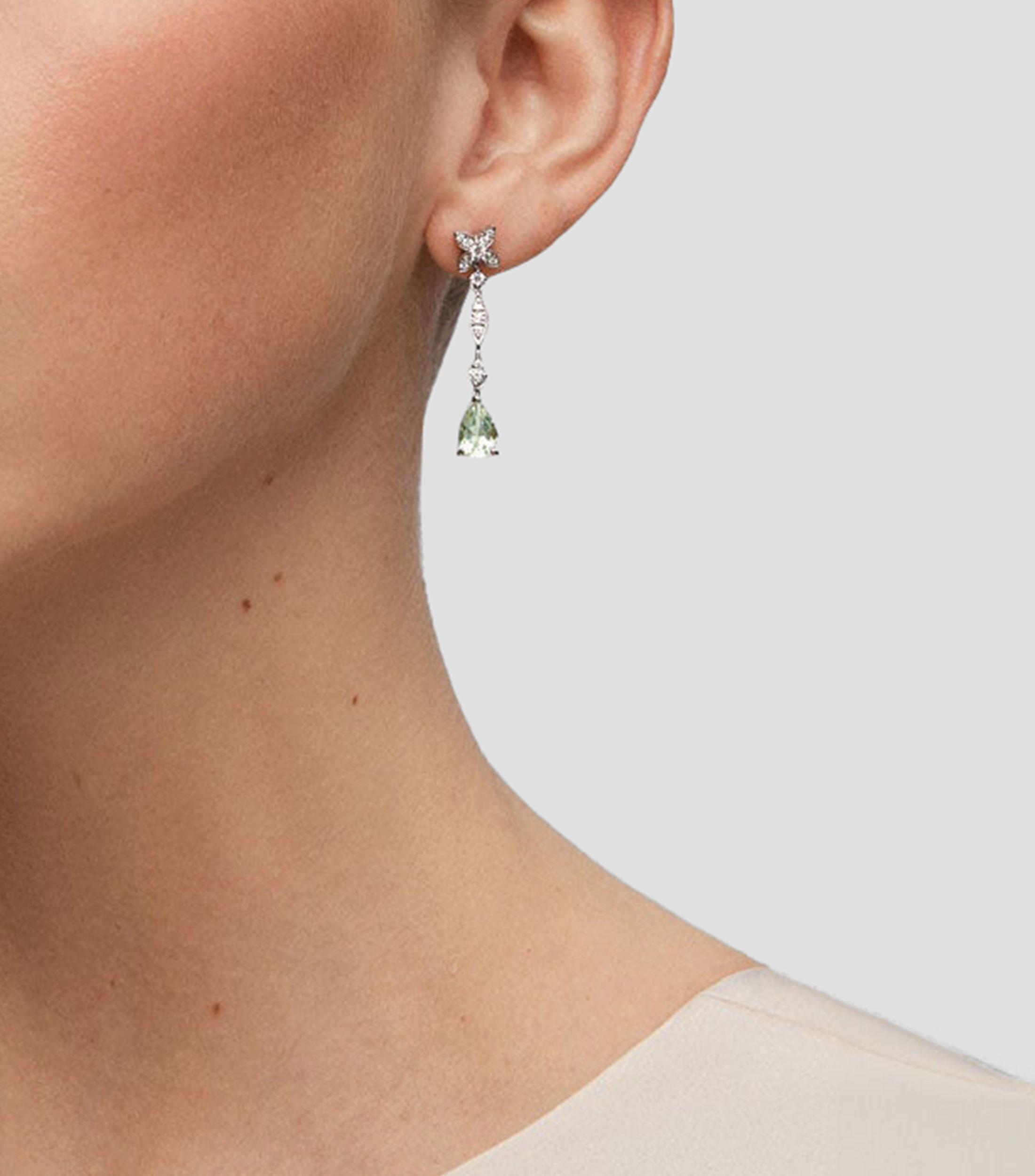 Pendientes en Oro de 18 Kilates Mujer