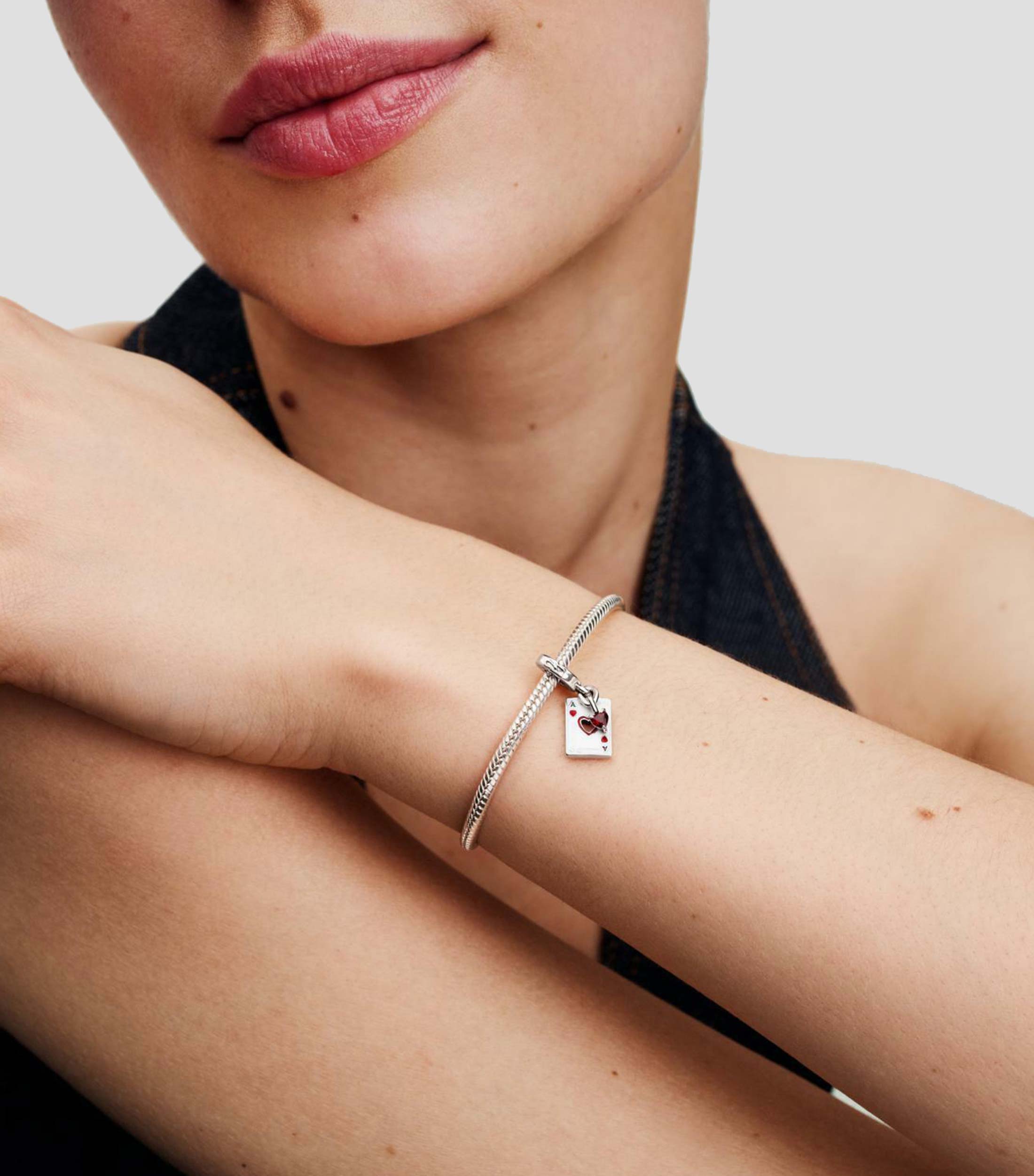 Charm en Plata .925 Doble Reina de Corazones Villanos de Disney Mujer