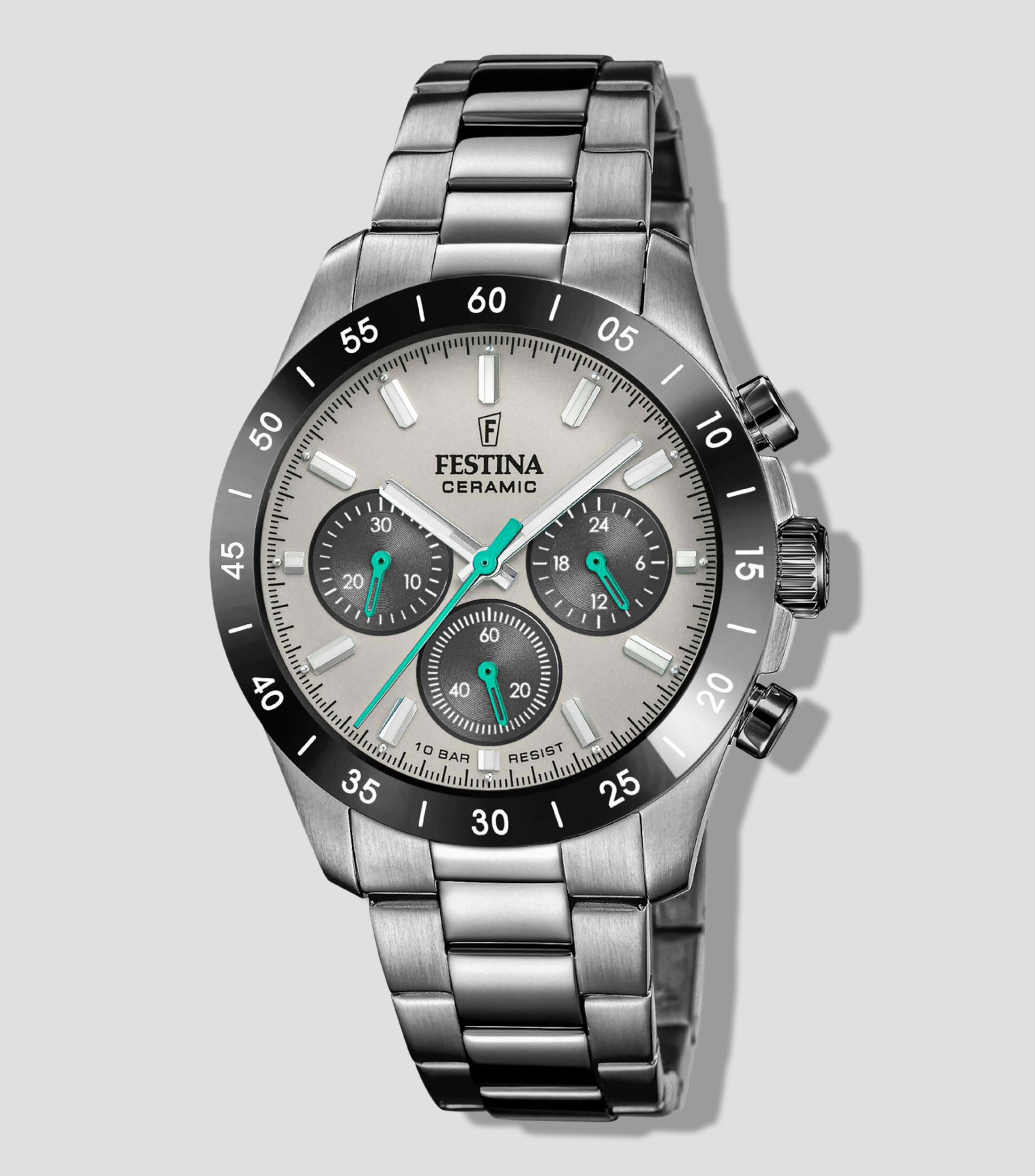 Reloj Unisex Casual PlateadoNegro