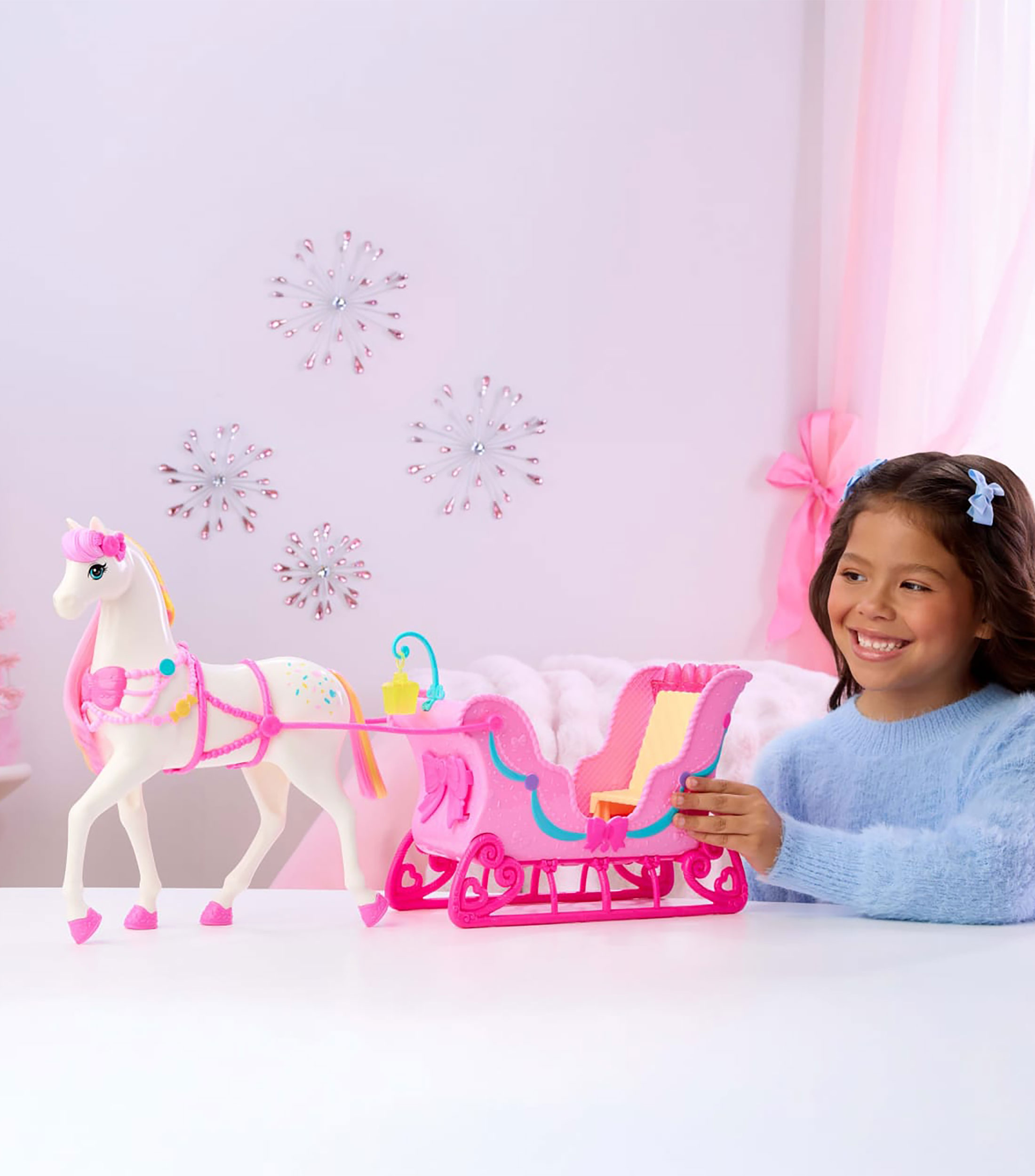 Barbie Caballo Y Trineo Del Reino De Los Dulces En El Cascanueces