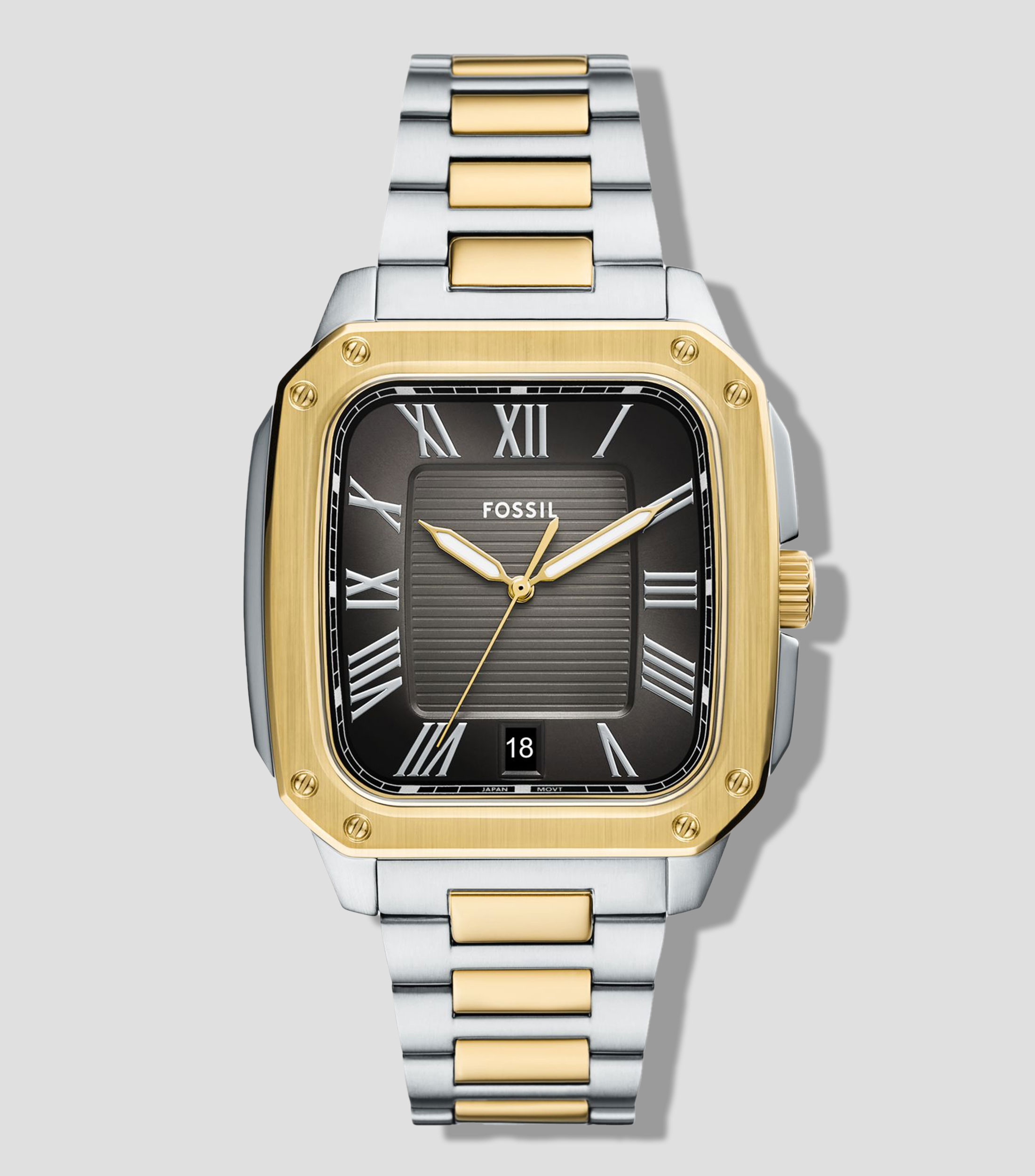 Reloj para Hombre, Crosby, Casual, Dorado, Plateado