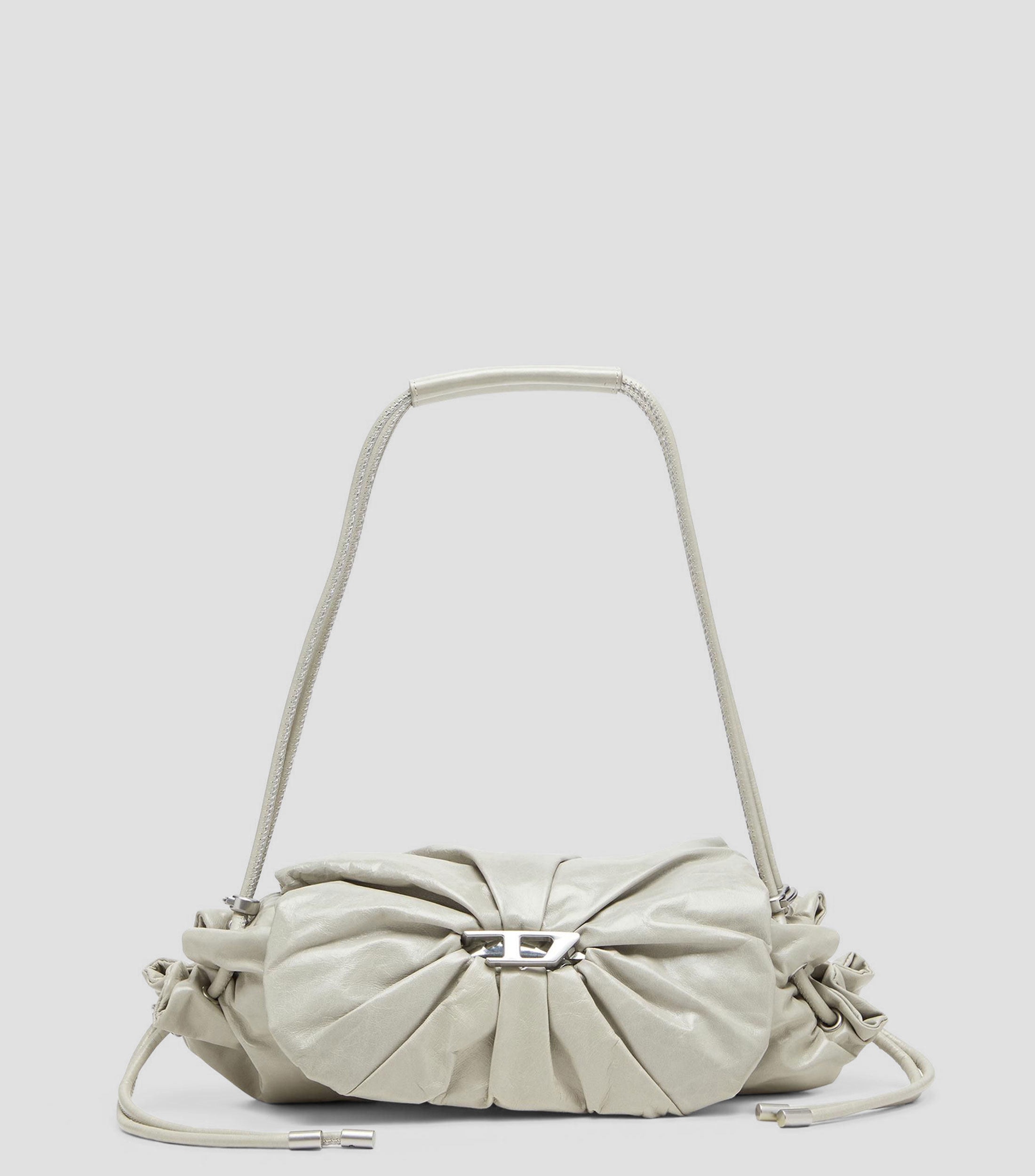 Bolsa Shoulder en piel Scrunch lisa Mujer