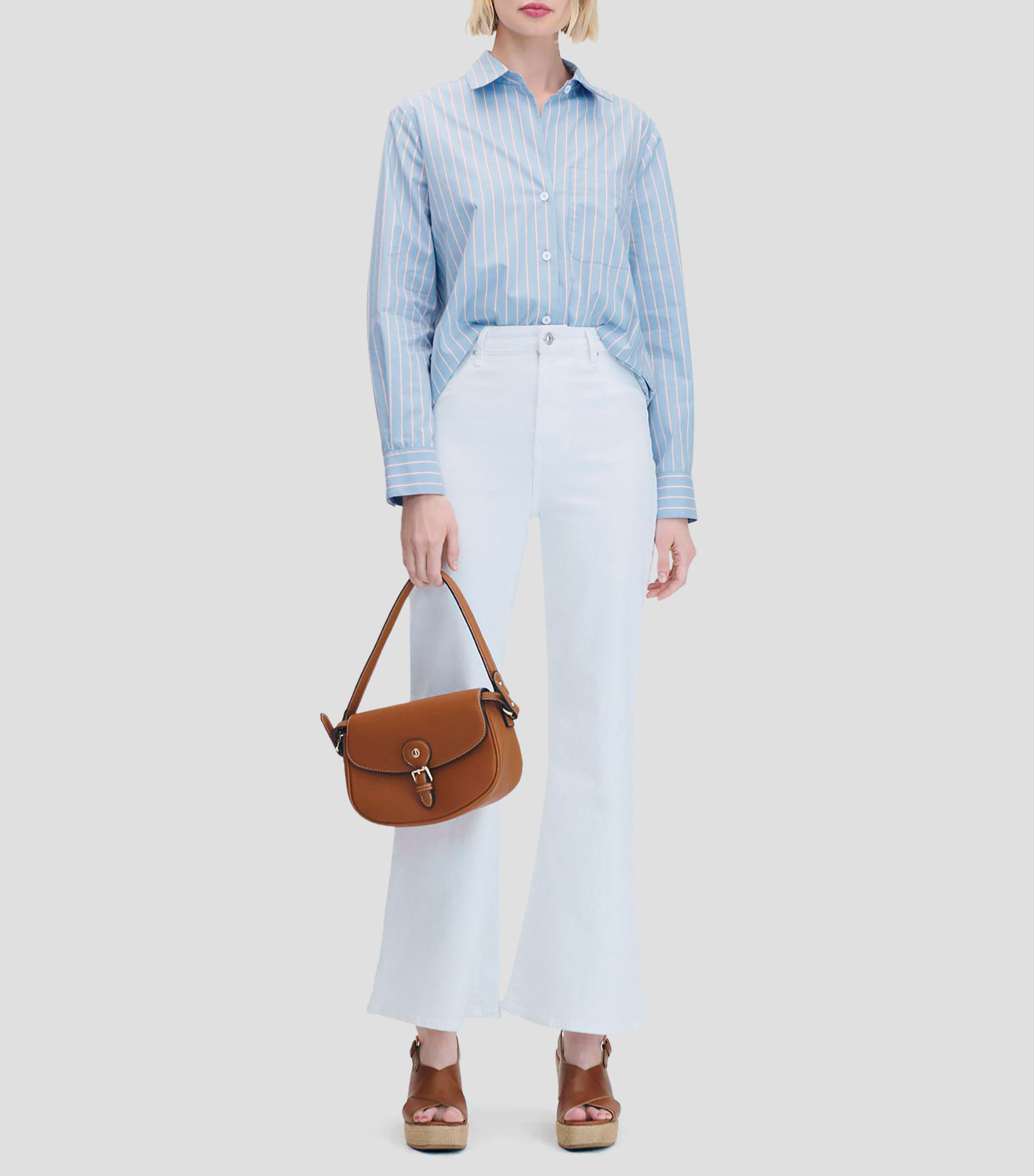 Camisa Doble Raya Mujer