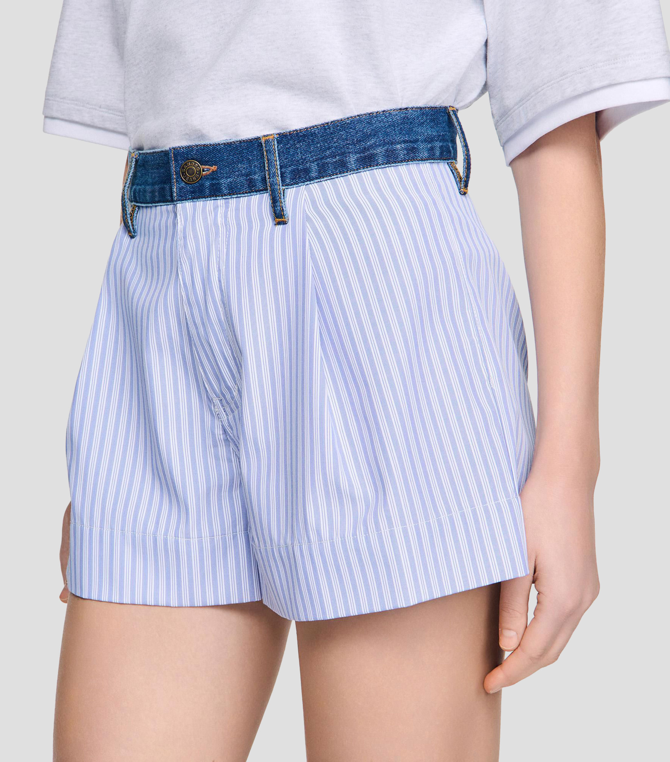 Short con rayas Mujer