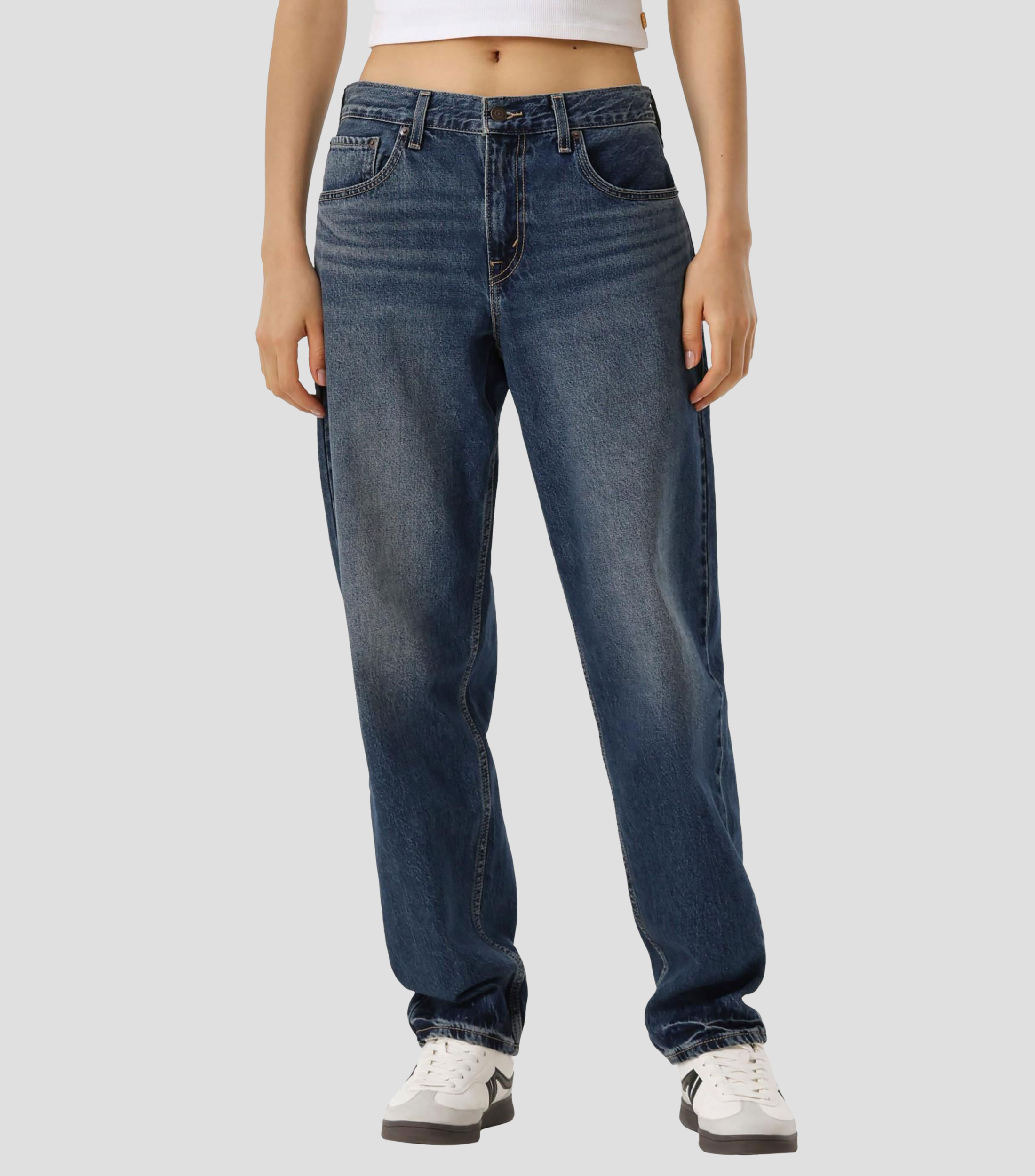 Jeans de corte amplio Mujer