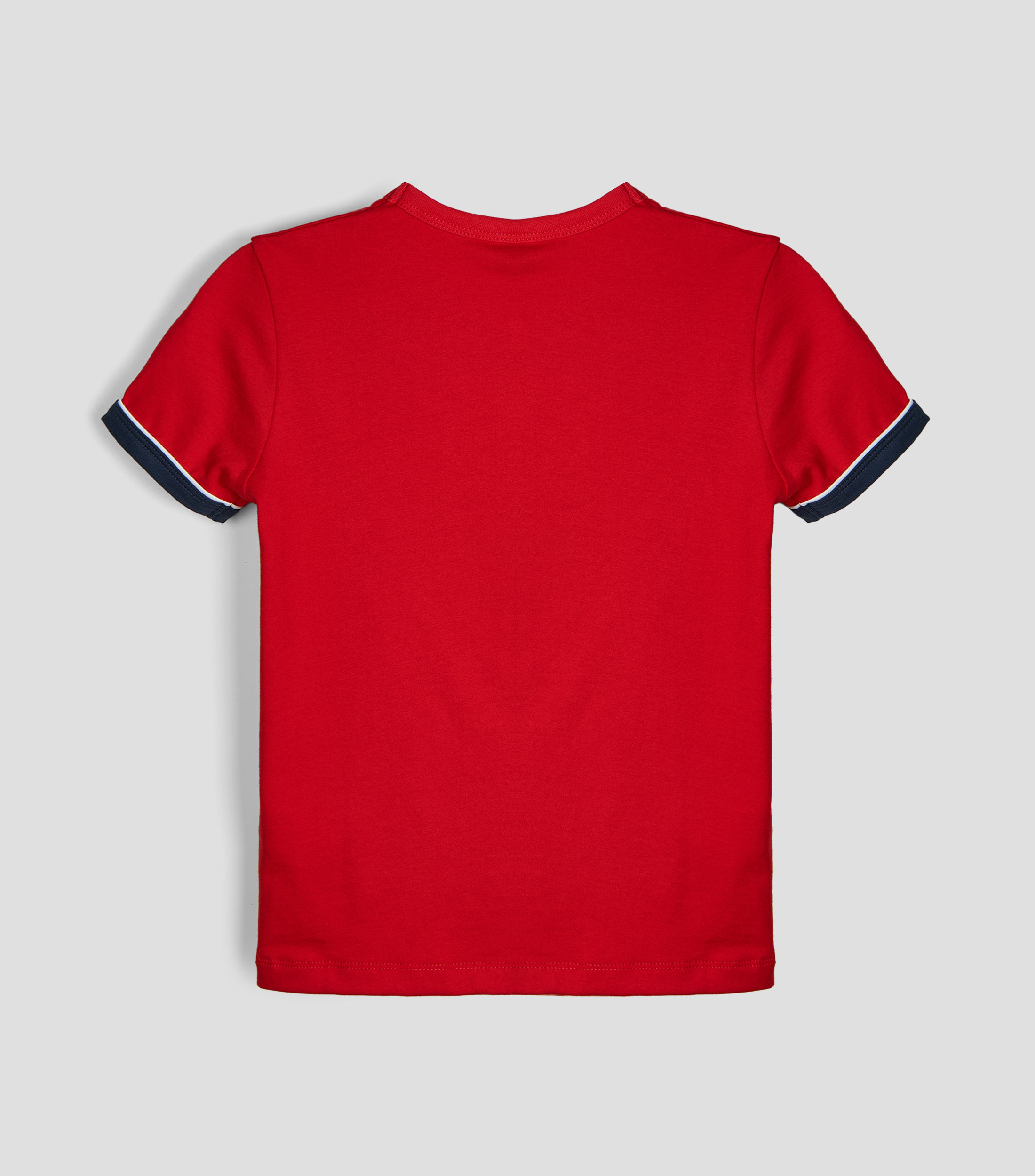 Playera cuello redondo manga corta estampada Niña
