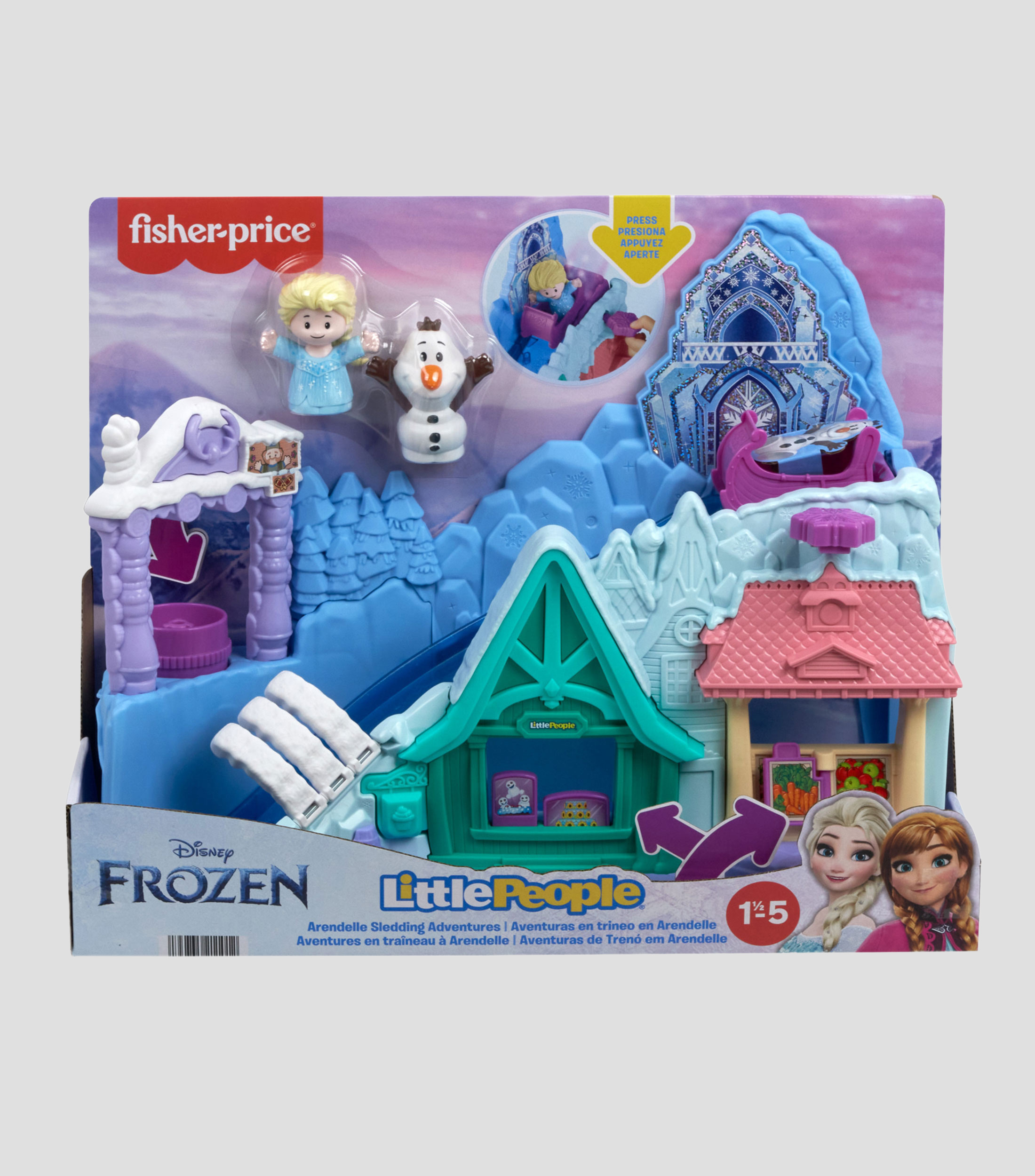 Playsets Little People aventuras trineo Arendelle