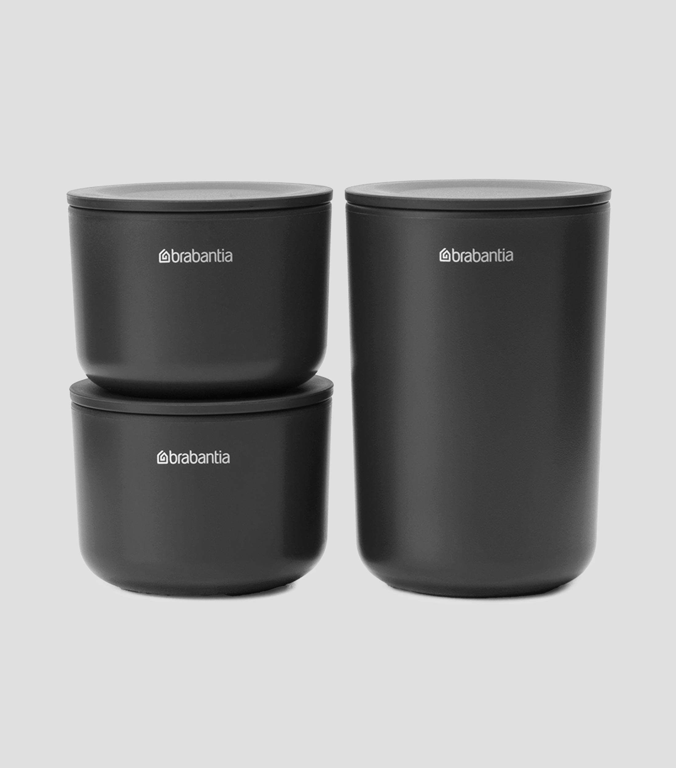 Set de Accesorios Apilables para Baño 3 Piezas