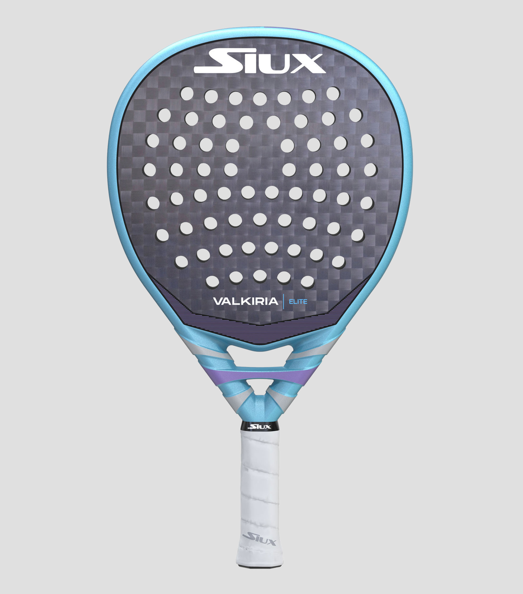 Pala VALKIRIA ELITE para pádel azul y morado