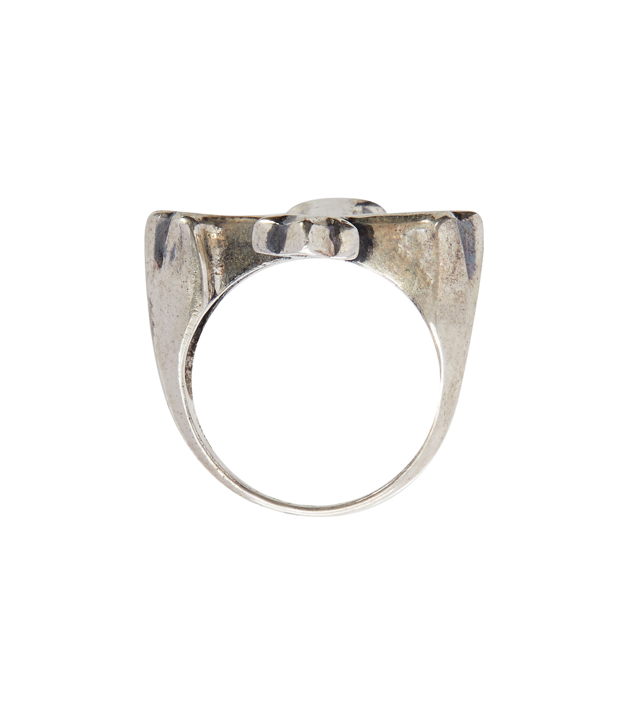 Anillo Single Cross en plata .925 Hombre