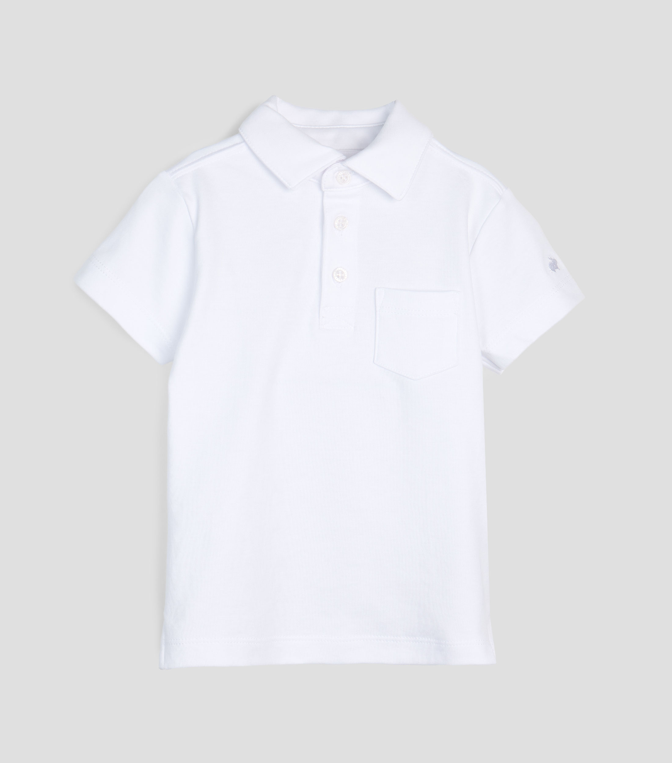 Playera polo manga corta lisa Niño