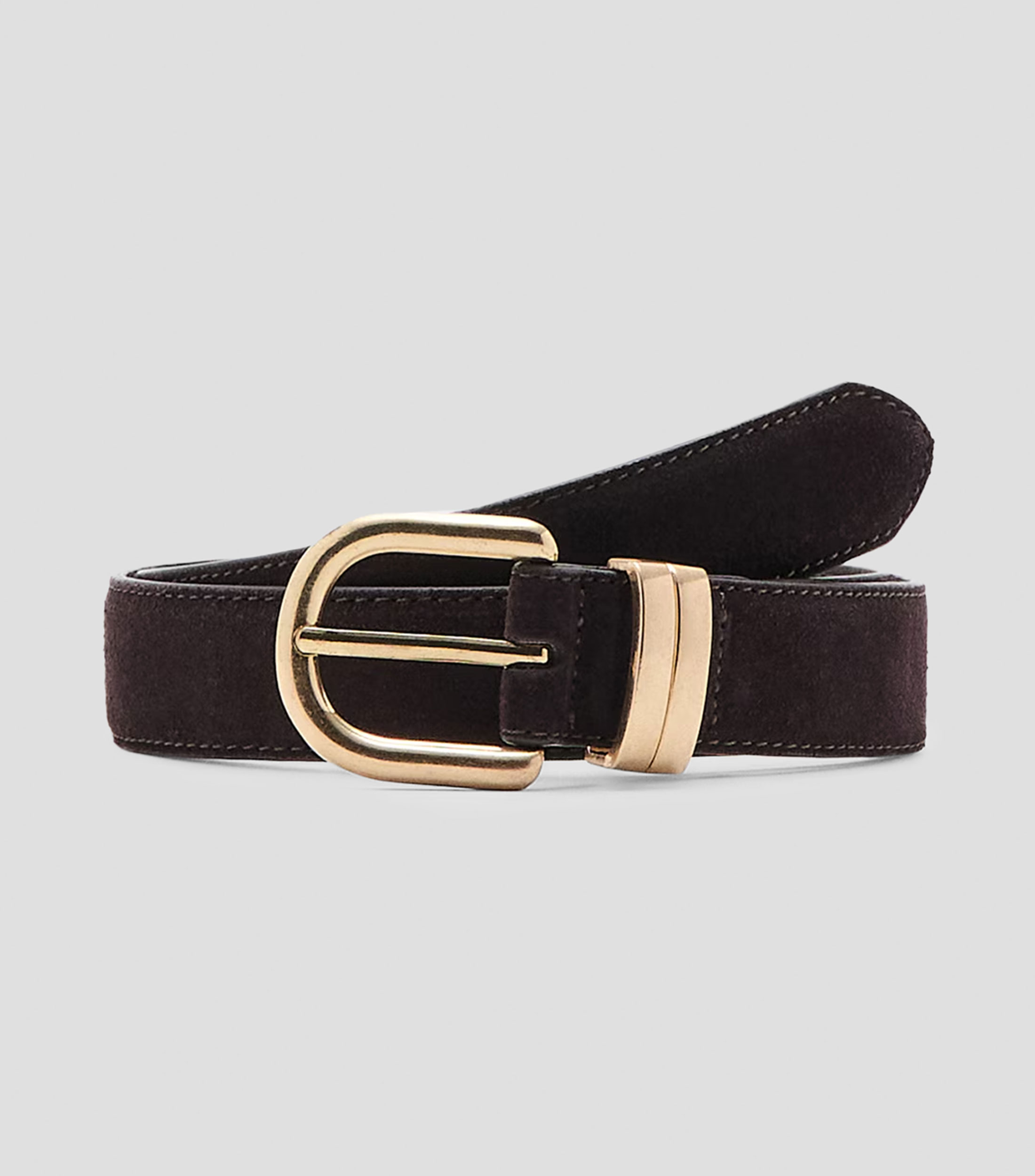 Cinturón en piel bovina casual Mujer