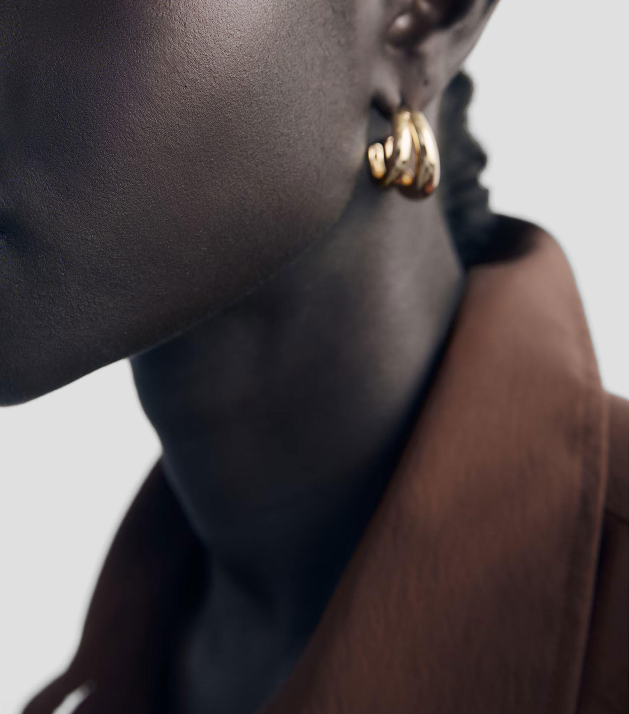 Pendientes doble aro Lulu Mujer