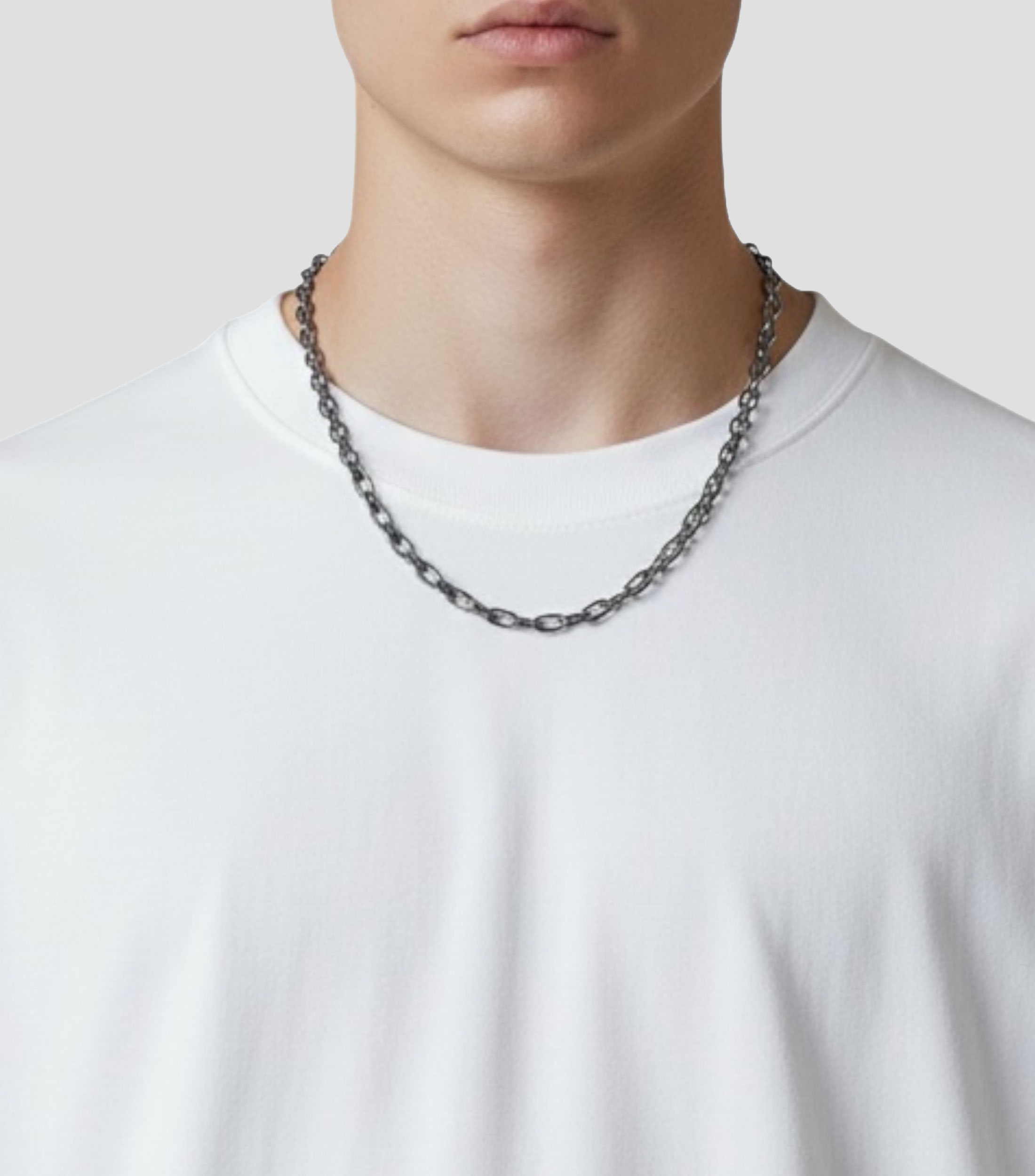 Cadena en Plata .925 Inglesa Dark Unisex