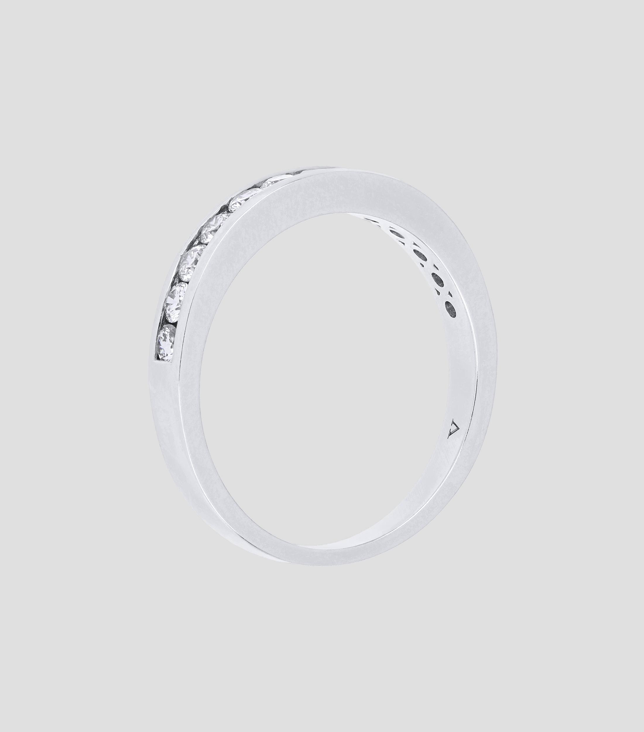 Anillo Churumbela en oro blanco de 14 Kts Mujer