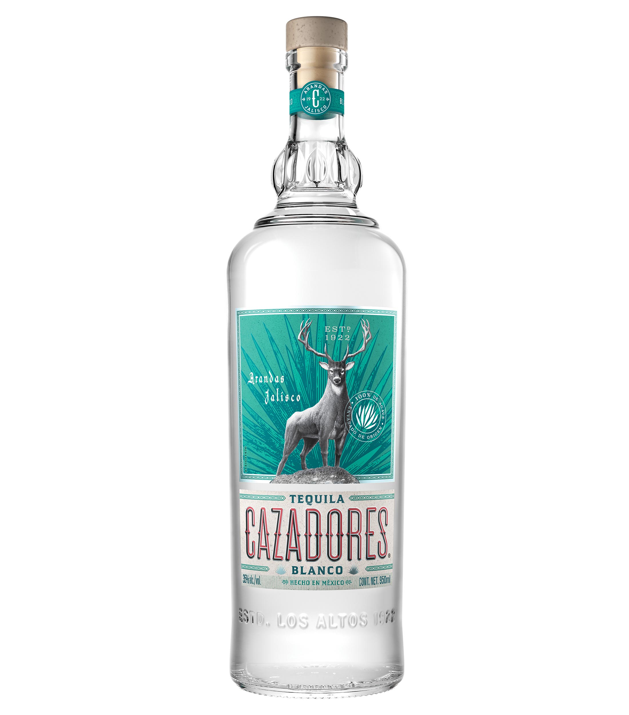 Cazadores Tequila Blanco, 950 ml El Palacio de Hierro