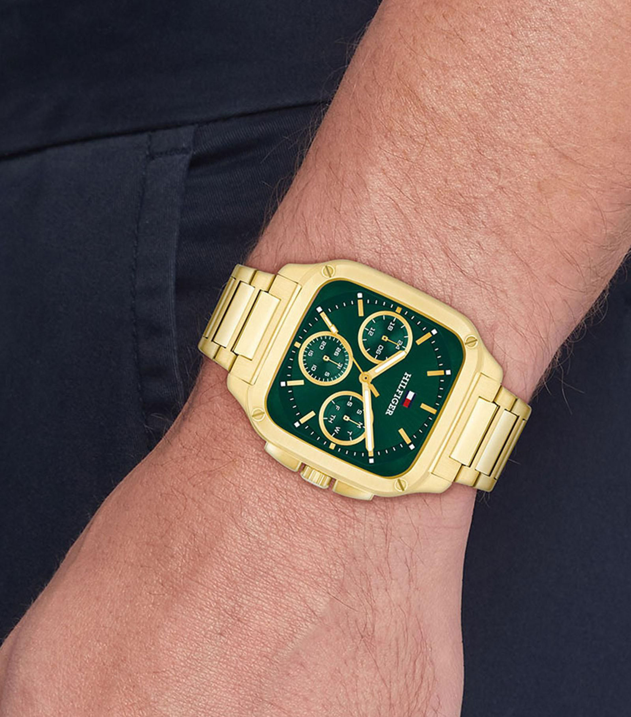 Reloj para hombre Herald Deportivo, Dorado
