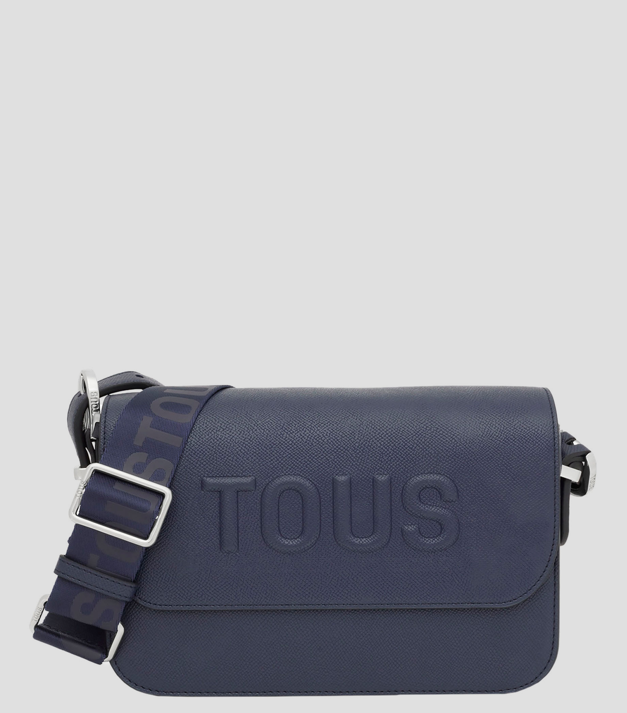 Bolso crossbody azul Brenda con logotipo Mujer