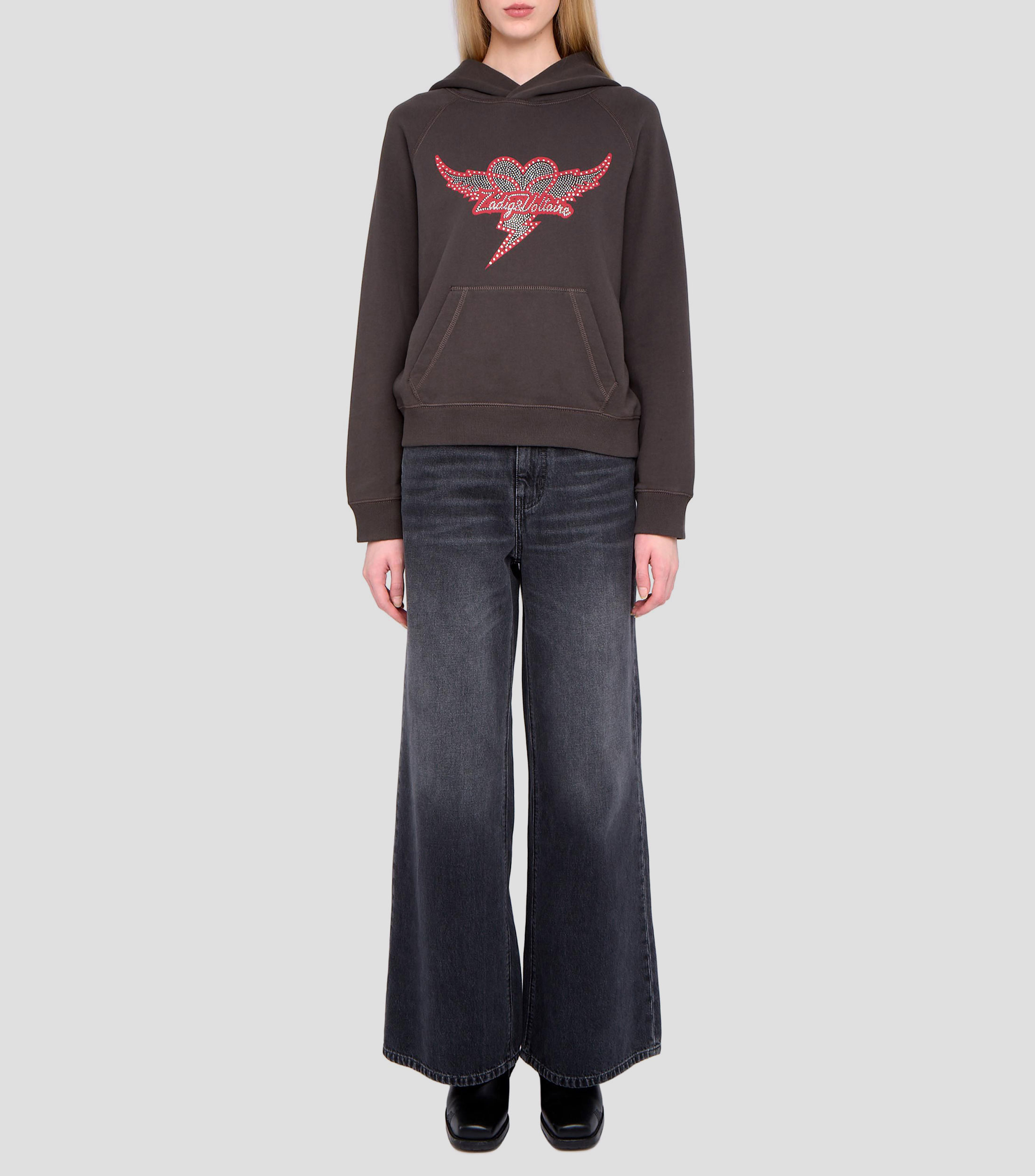 Sudadera canguro con capucha Mujer