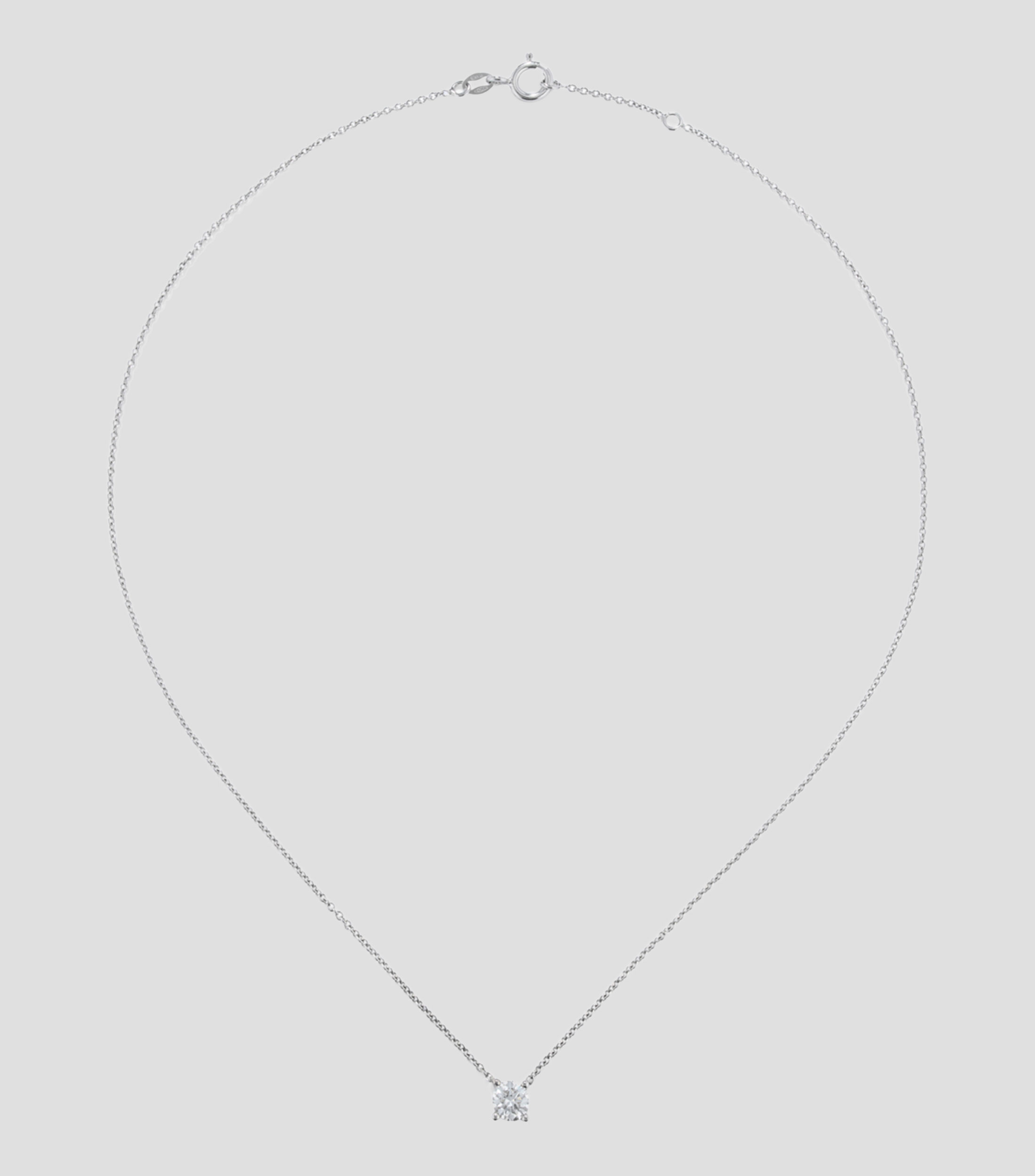 Collar en Oro blanco de 18 Kilates con diamante Grace Mujer