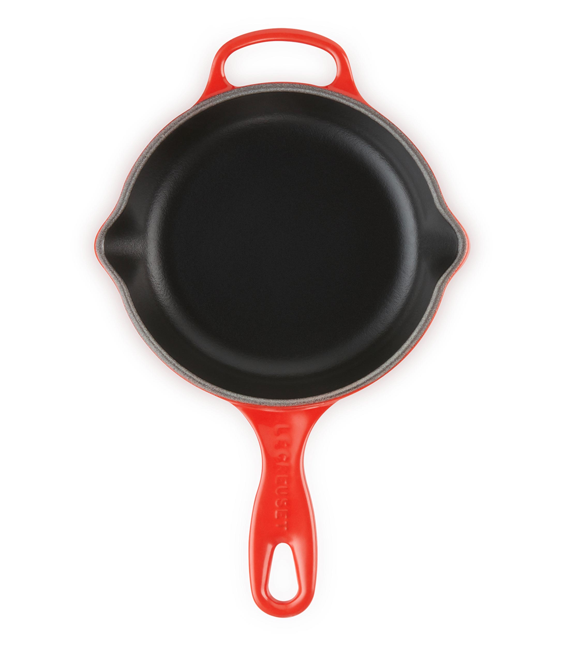 Sartén en hierro colado esmaltado Skillet 16 cm Rojo Cerise