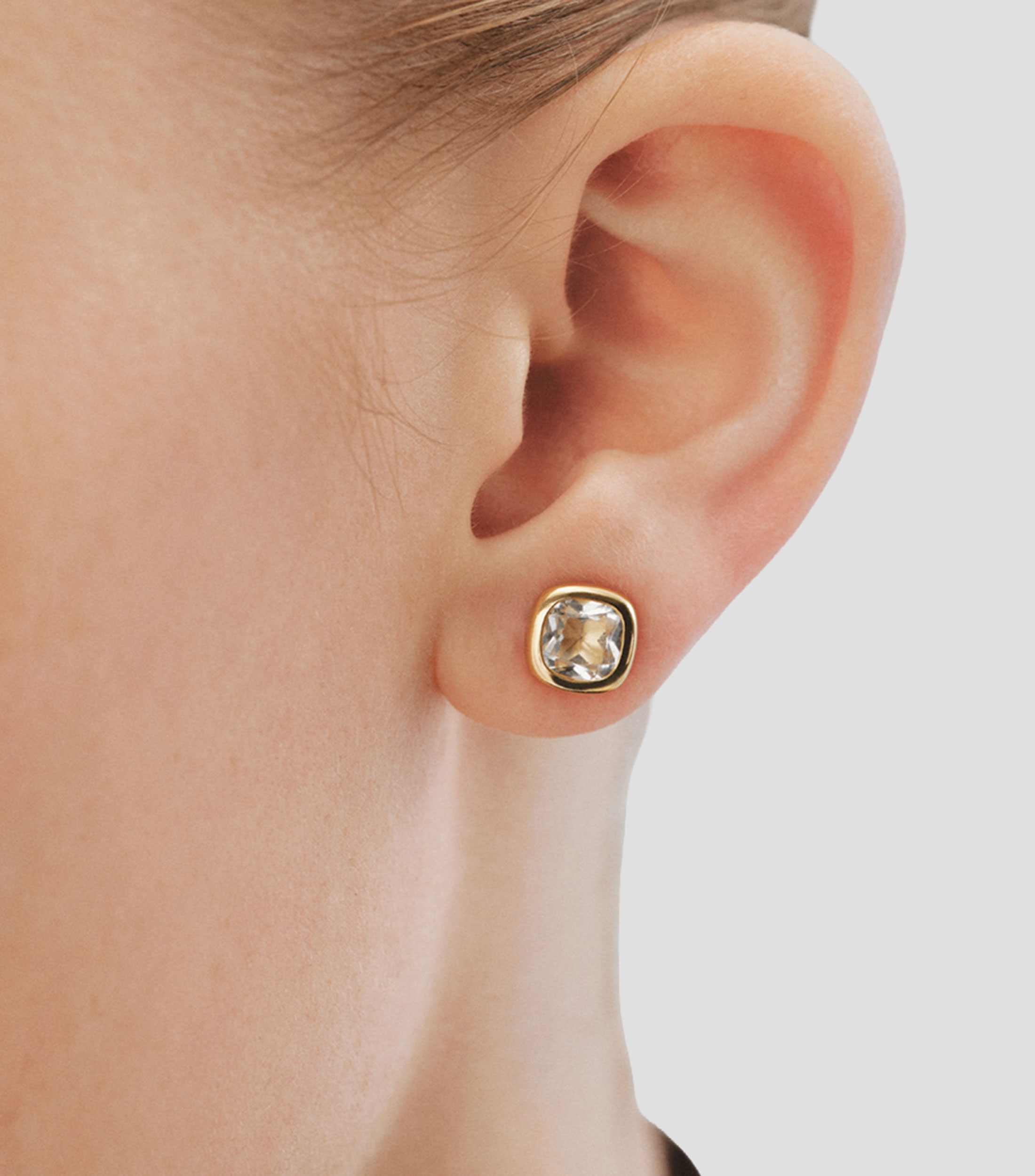 Aretes en plata .925 con topacios Essentials Mujer