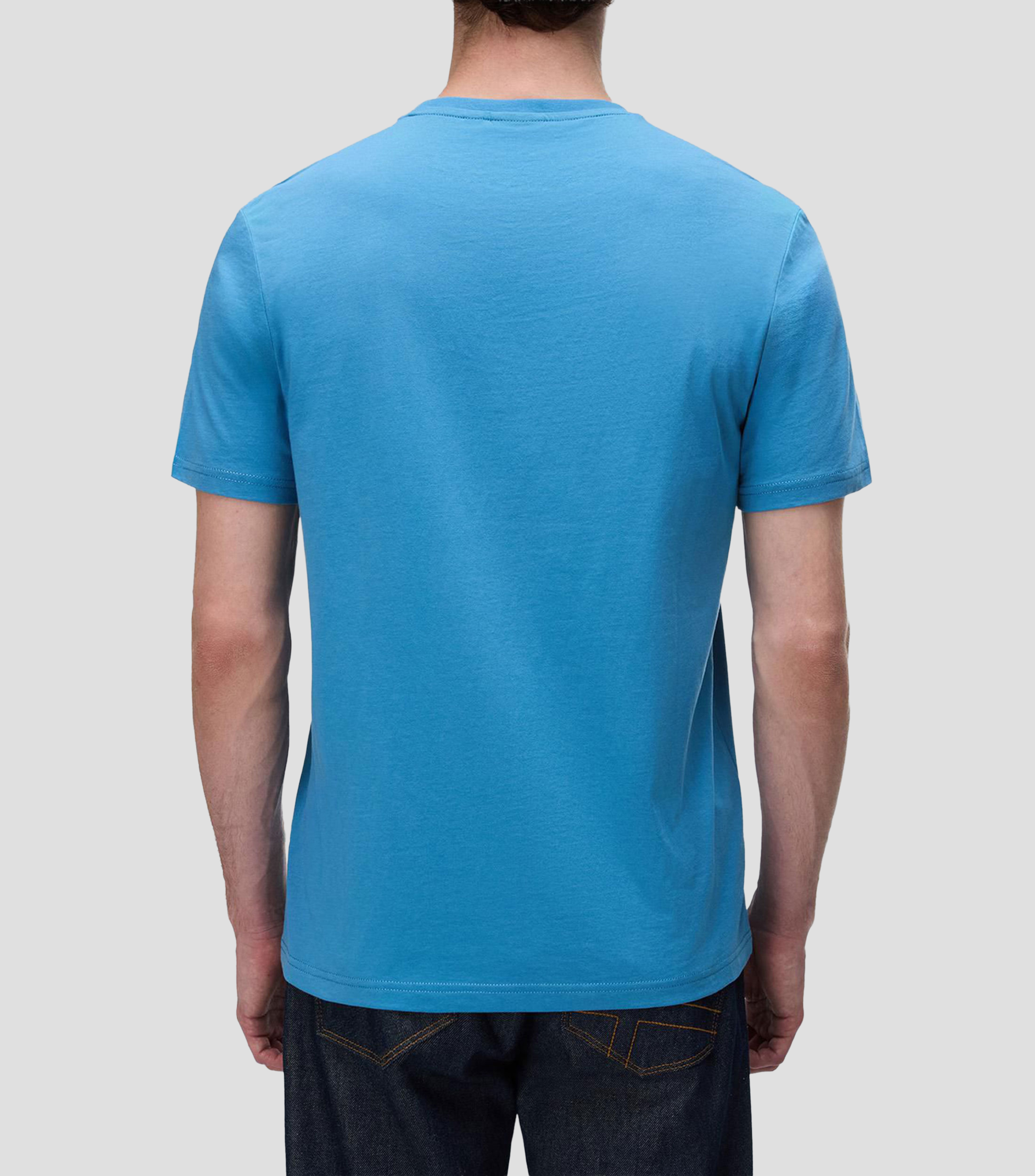 Playera cuello redondo manga corta Salis lisa Hombre