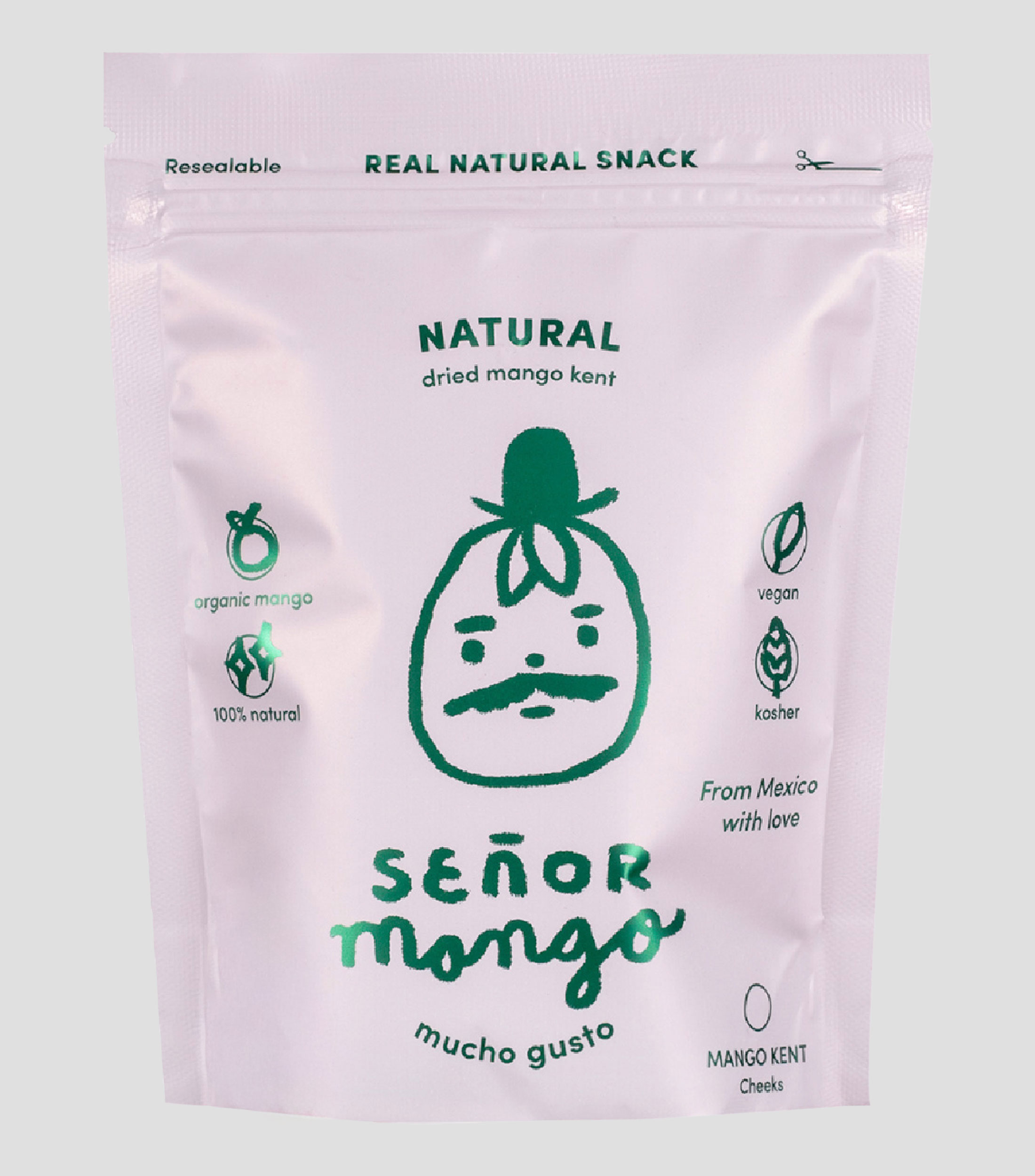 Snack Señor Mango Natural Kent, 60 g