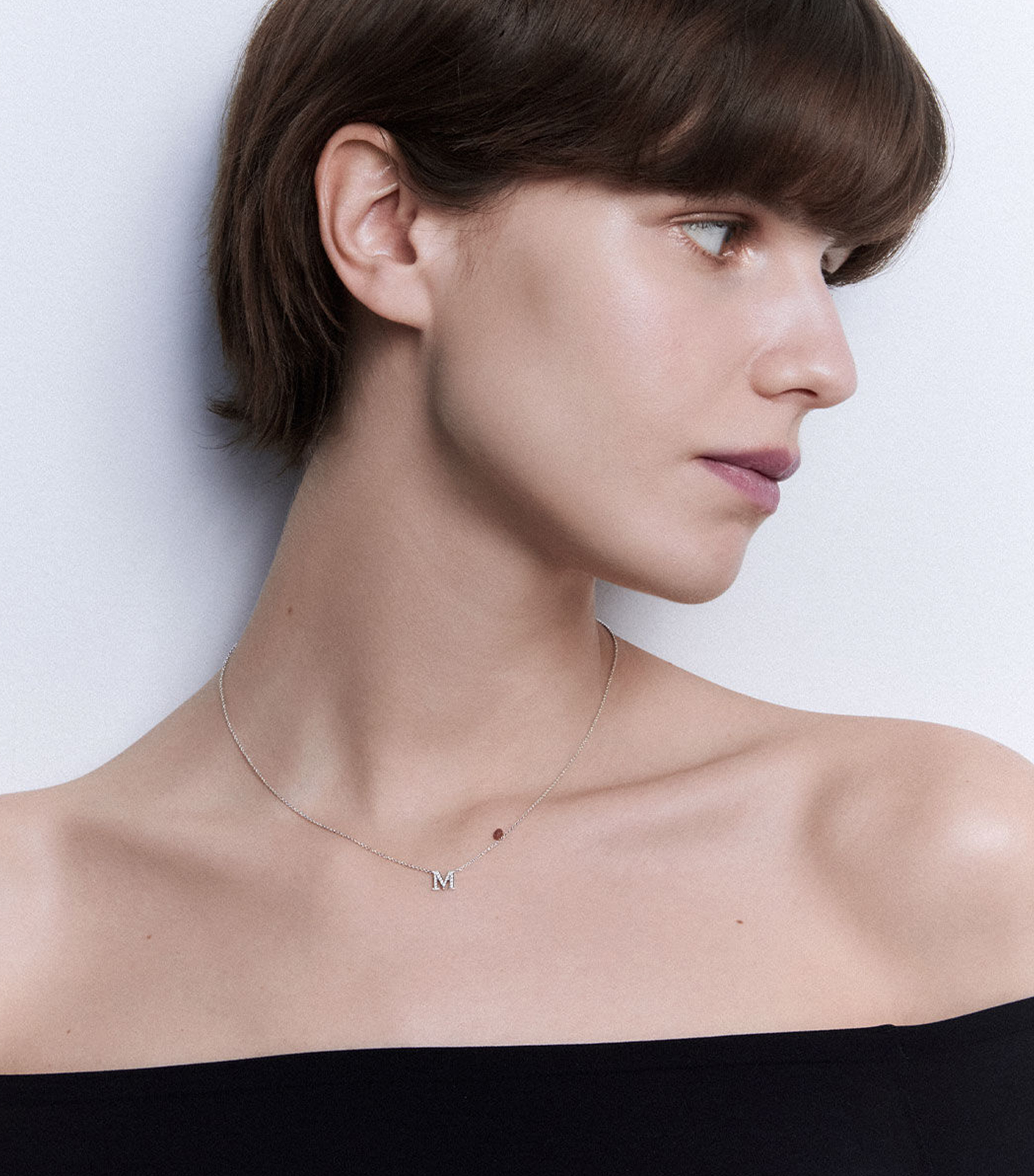 Collar en oro blanco 18 Kts Grace Mujer