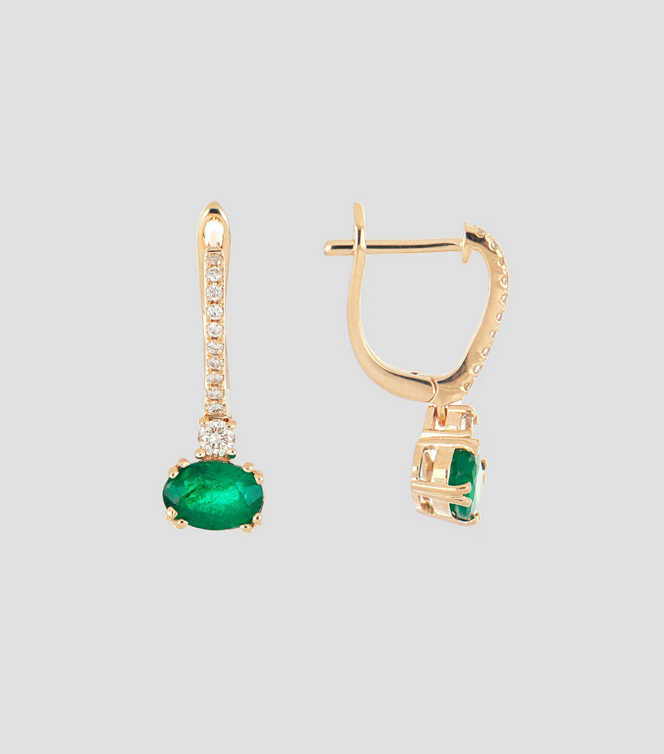Aretes en Oro de 14 Kilates Mujer