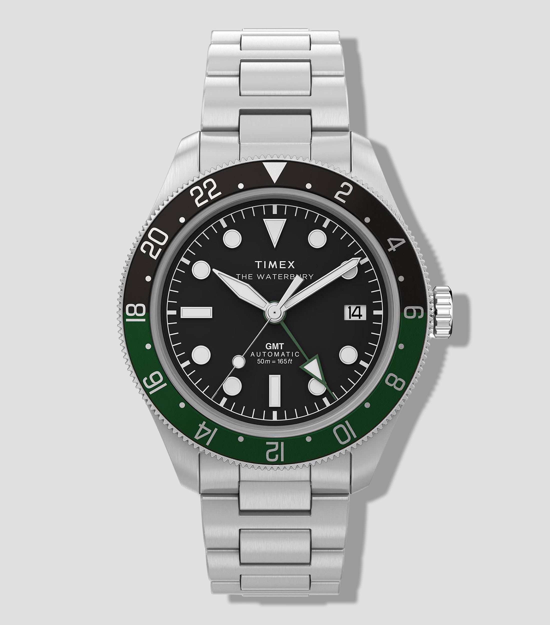 Reloj para Hombre Waterbury Heritage Casual Negro, Plateado