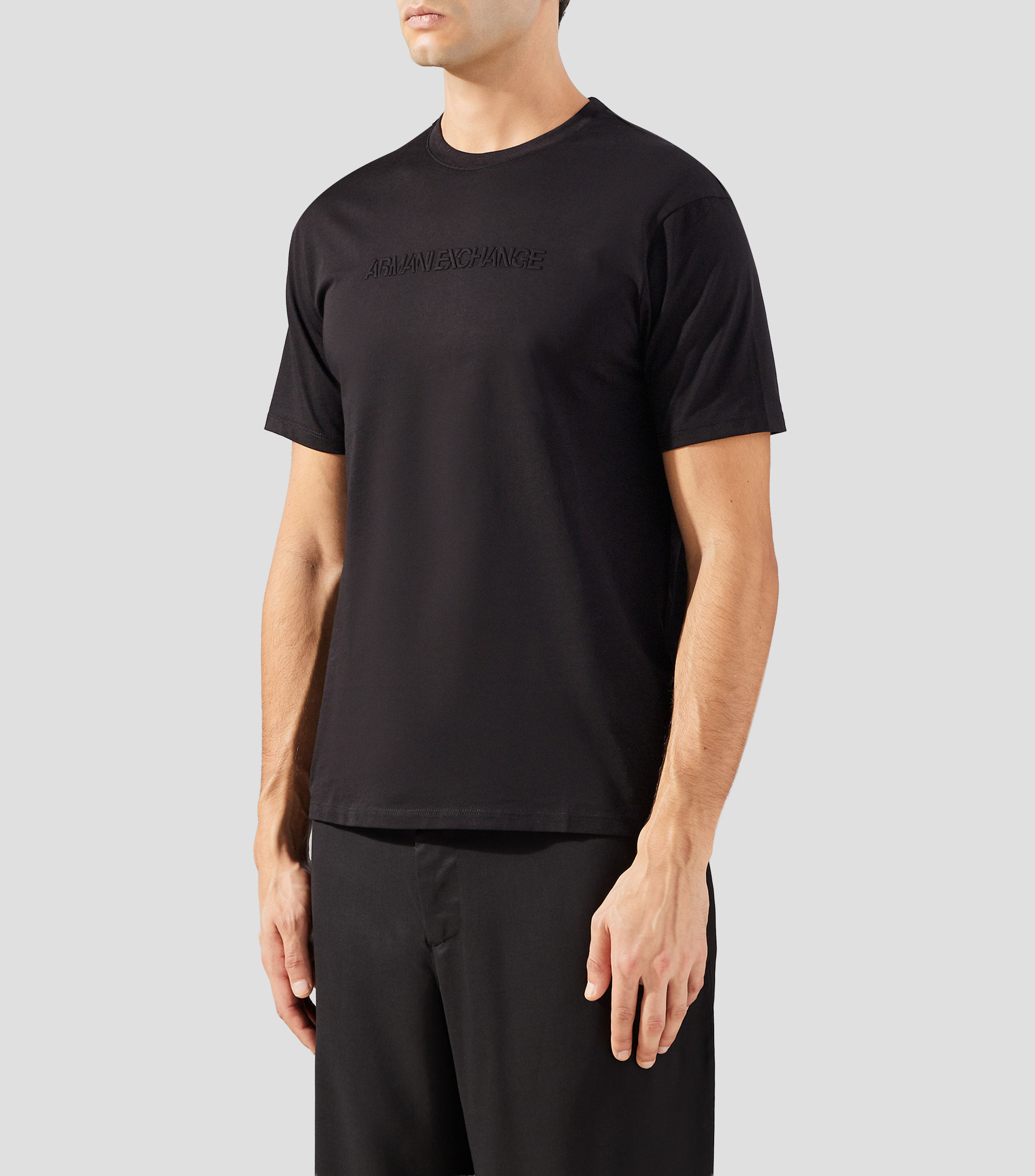Playera cuello redondo manga corta lisa Hombre