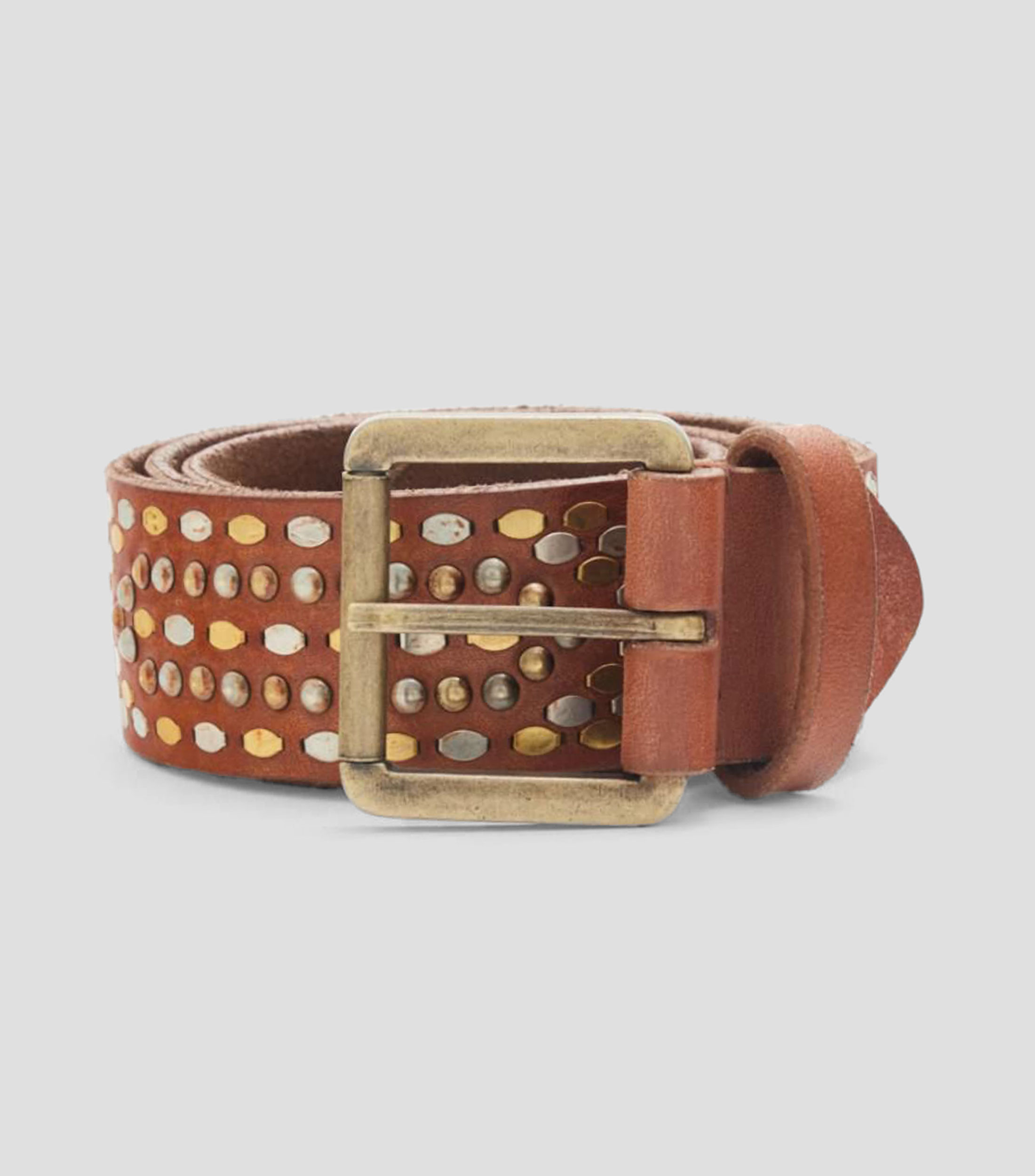 Cinturón en piel multicolor casual Mujer