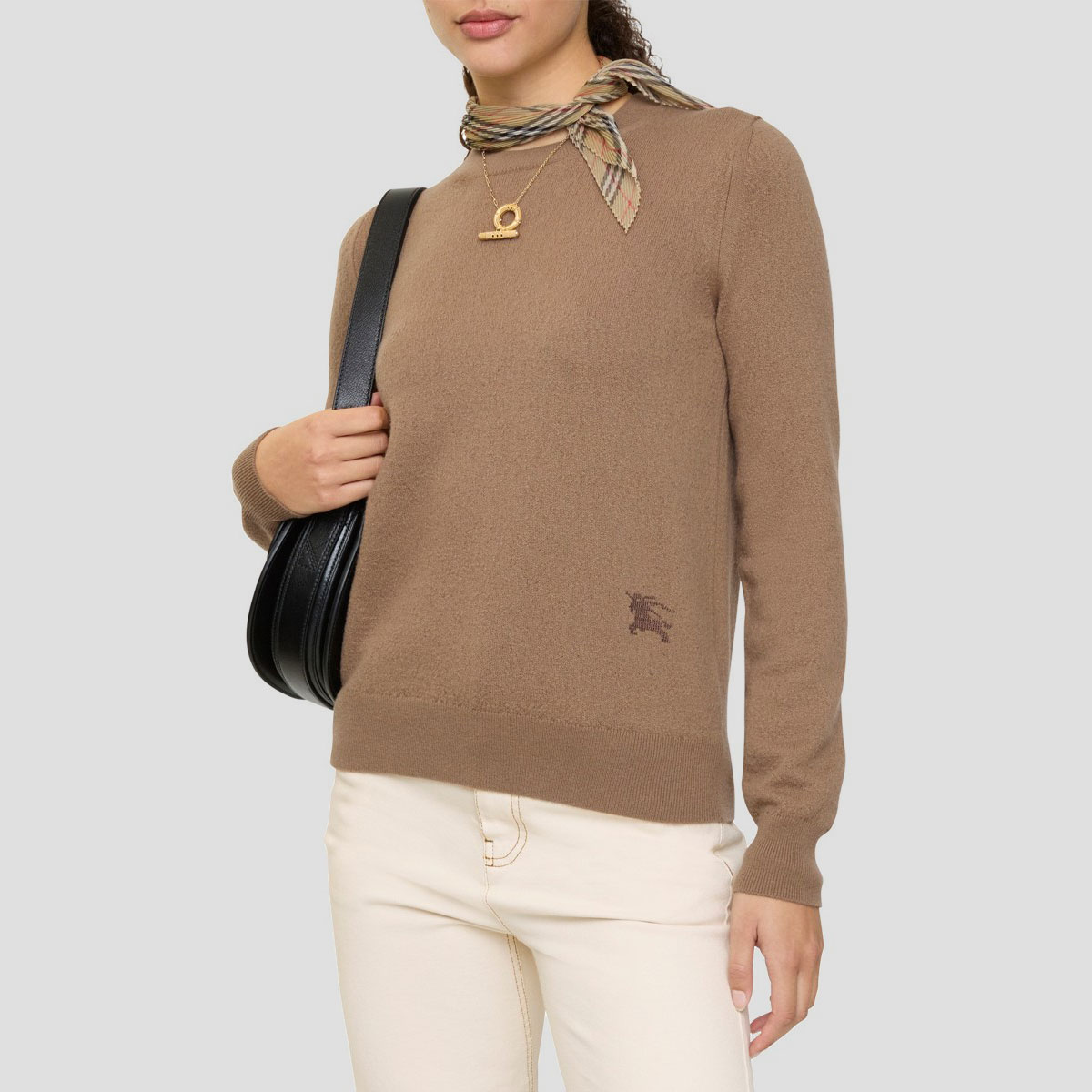 Suéter cuello redondo Mujer