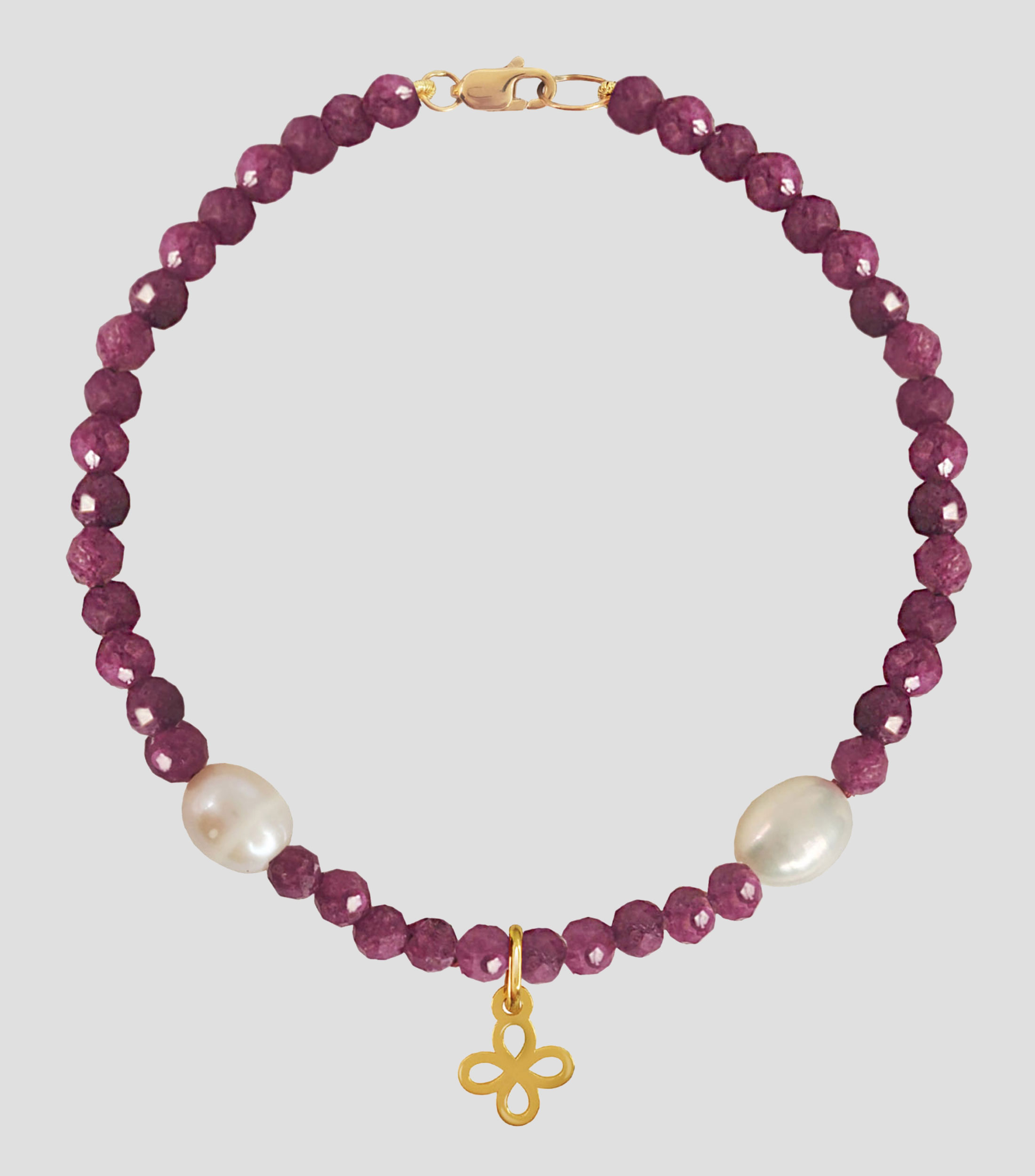 Pulsera con rubí Mujer