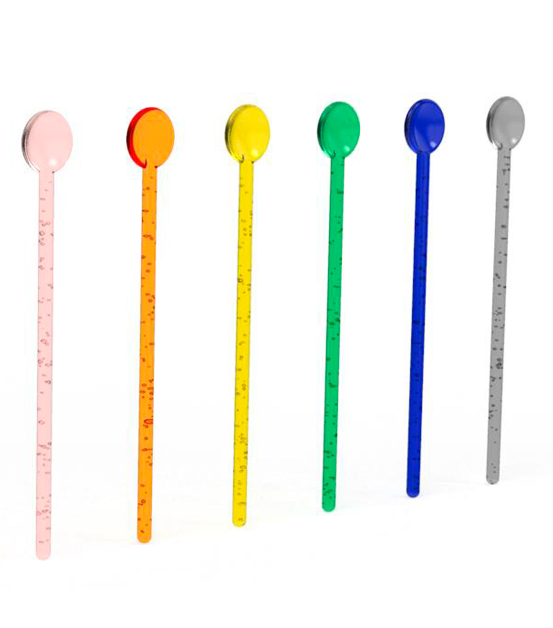 Set 6 cucharas en polipropileno 3x20 cm